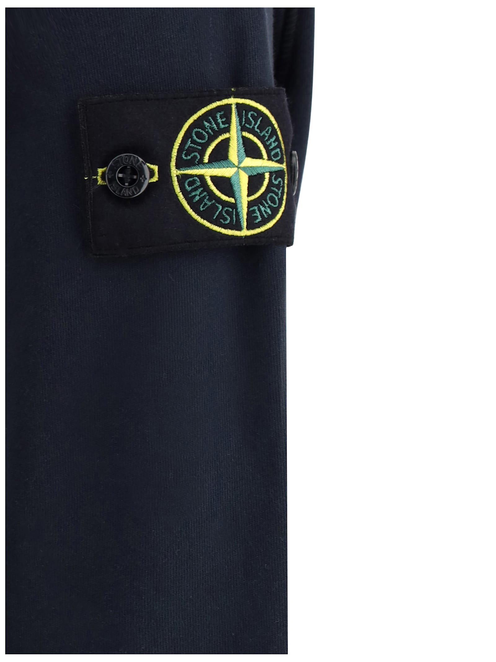 Stone Island Logoed Sweatshirt In Blu