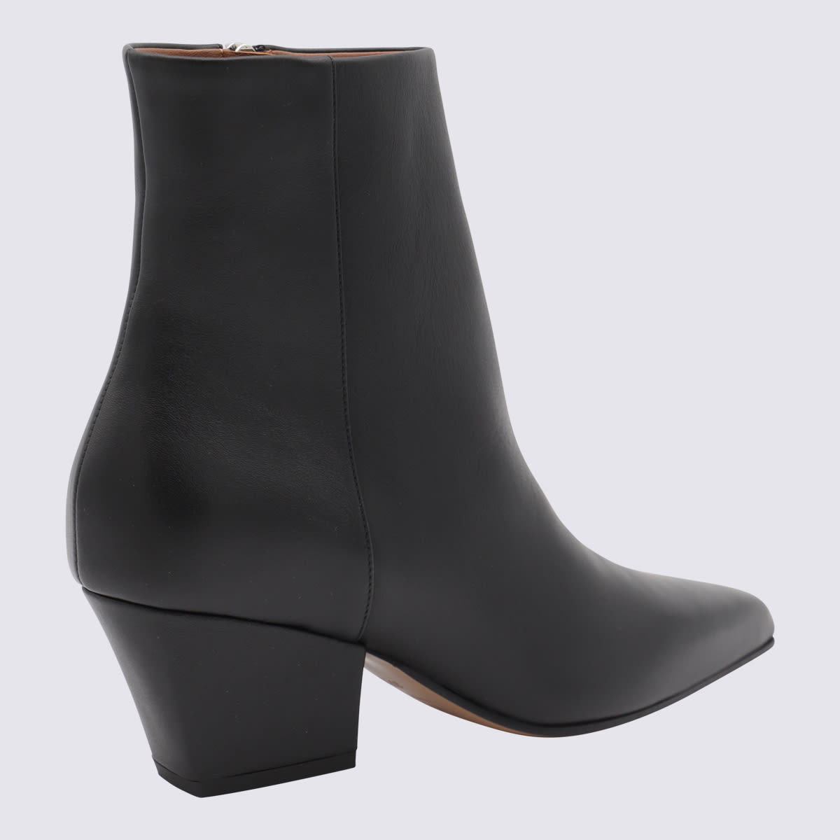Paris Texas Black Leather Ankle Boot Jane In Black