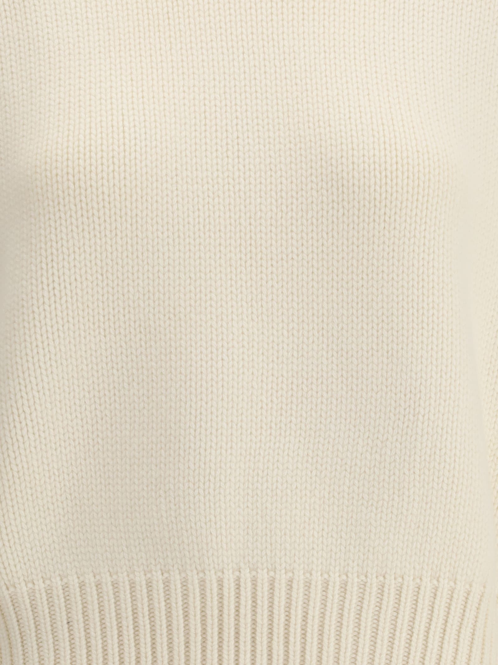 Sa Su Phi Crew-neck Knitted Sweater In Neutral