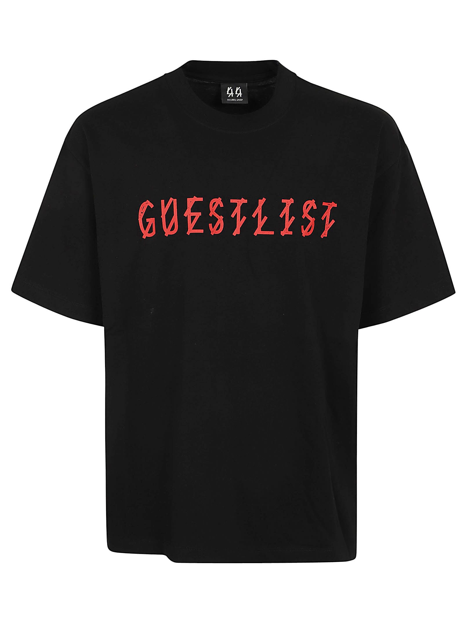 Shop 44 Label Group Tee New Bobai In Black Guest Red