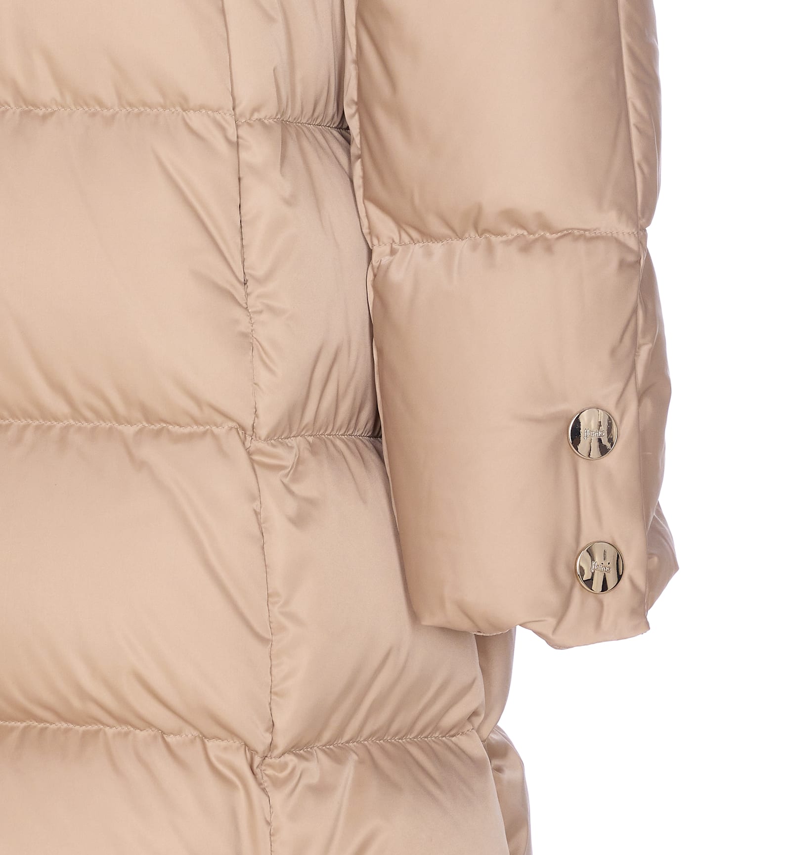 Herno A-shape Down Jacket In Neutral
