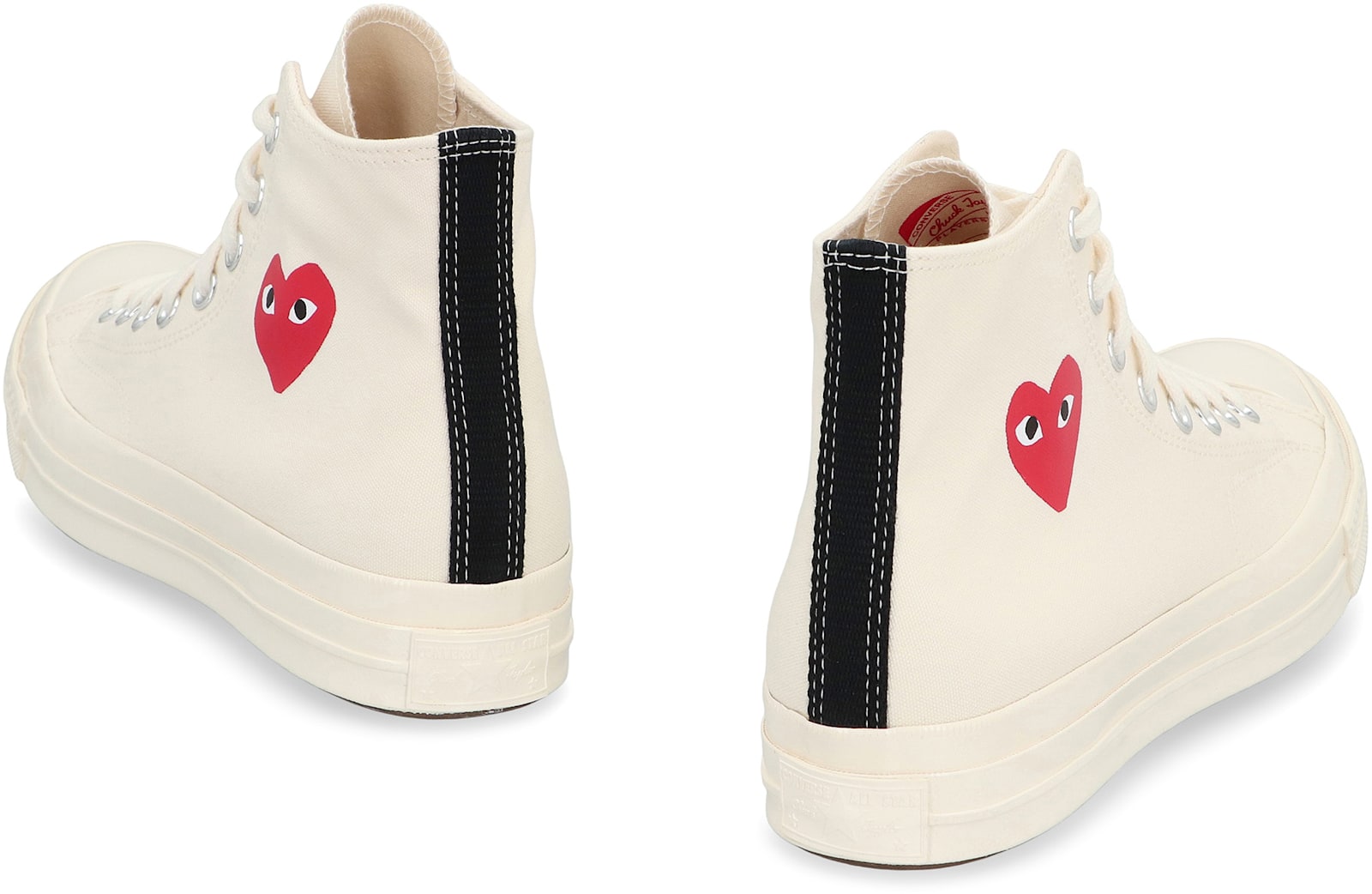 Comme Des Garçons Play Comme Des Garcons Play X Converse Single Heart Chuck 70 Sneakers In Neutral