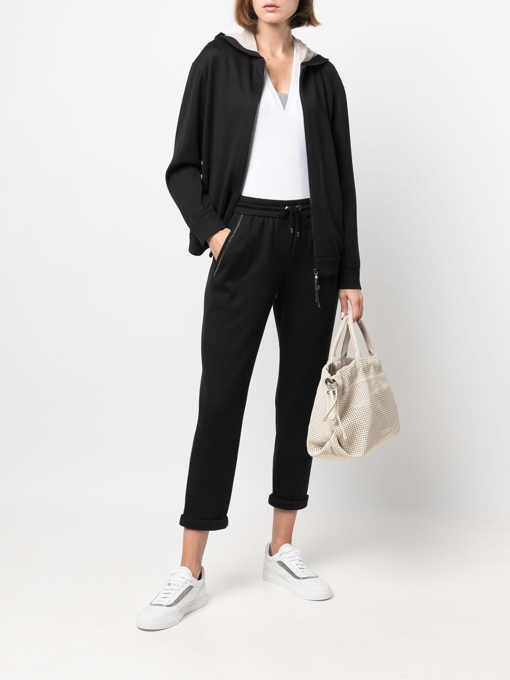 Brunello Cucinelli Cotton Tank Top In White