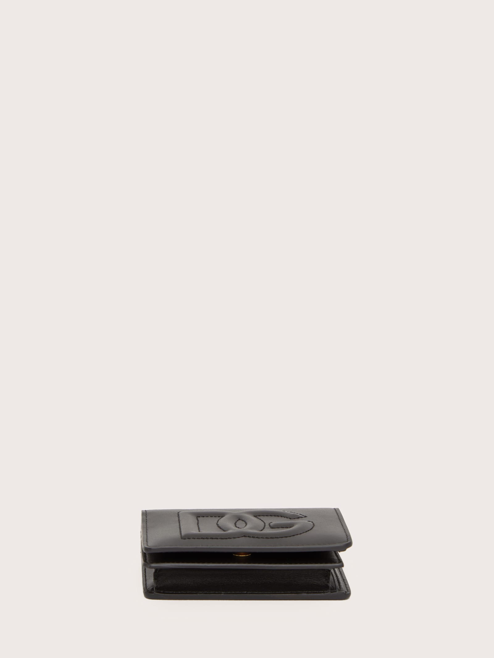 Shop Dolce & Gabbana Black Leather Wallet