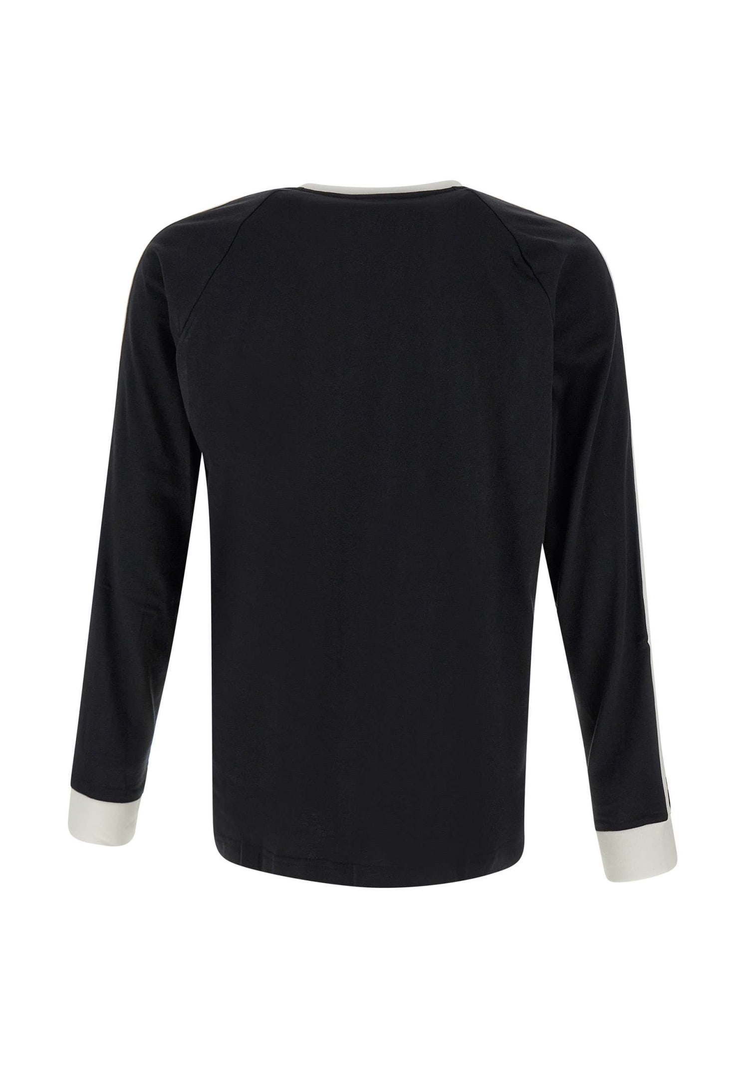 Shop Adidas Originals Flames Cotton Sweater In Black