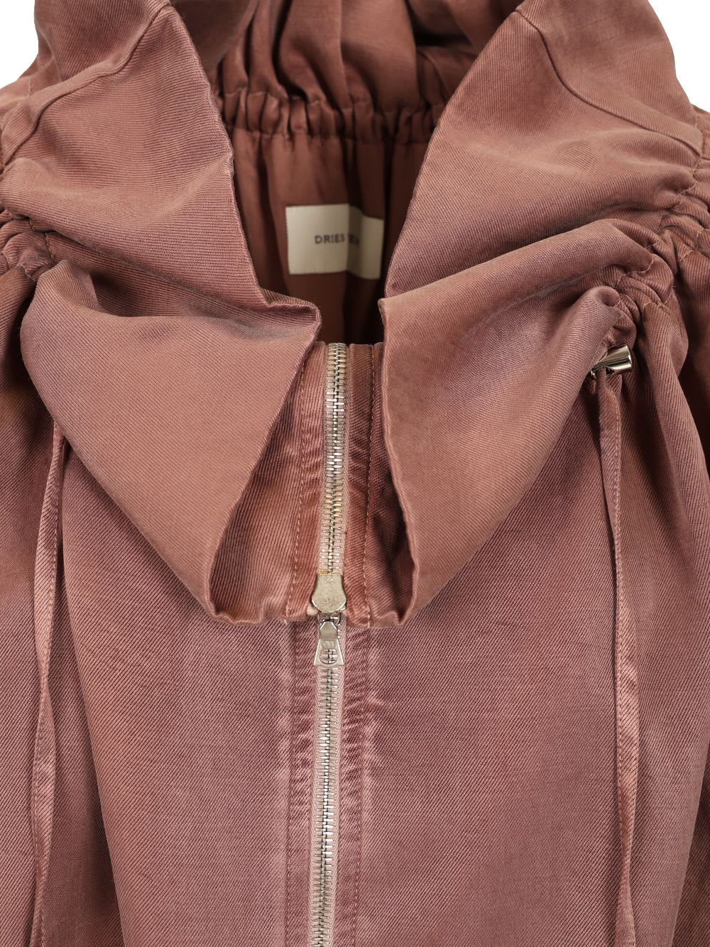Dries Van Noten Blouson Cocoon Jacket In Taupe