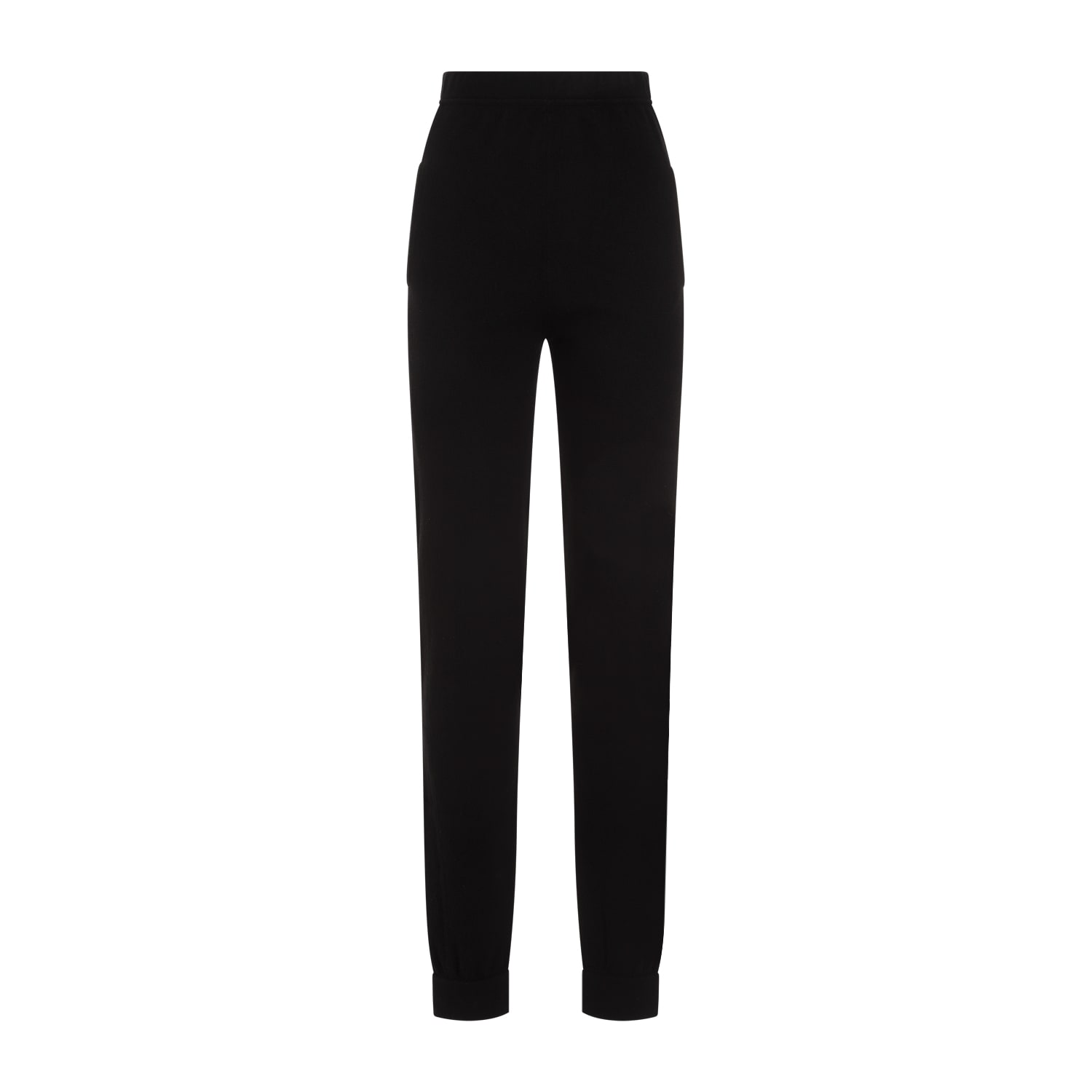 Shop Saint Laurent Cashmere Leggings In Noir