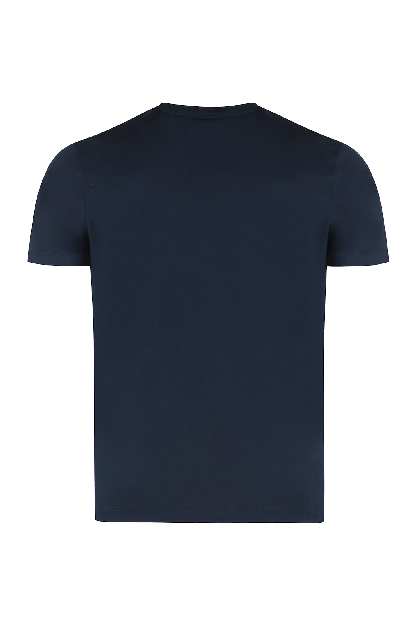 Paul&shark Cotton Crew-neck T-shirt In Blue
