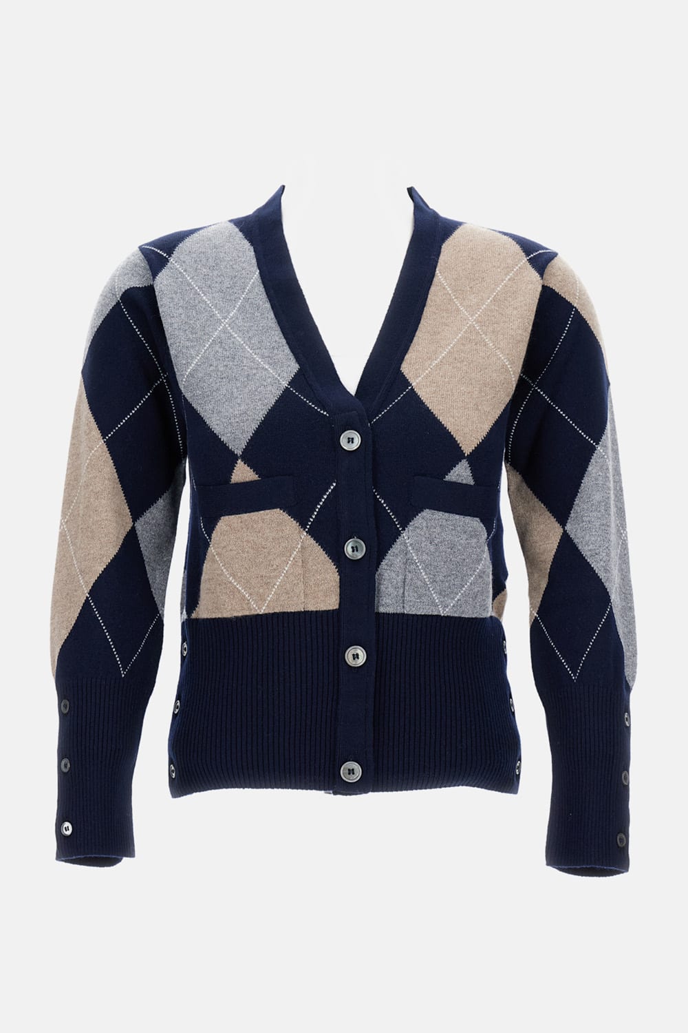 Thom Browne Womens Cardigan In Blue