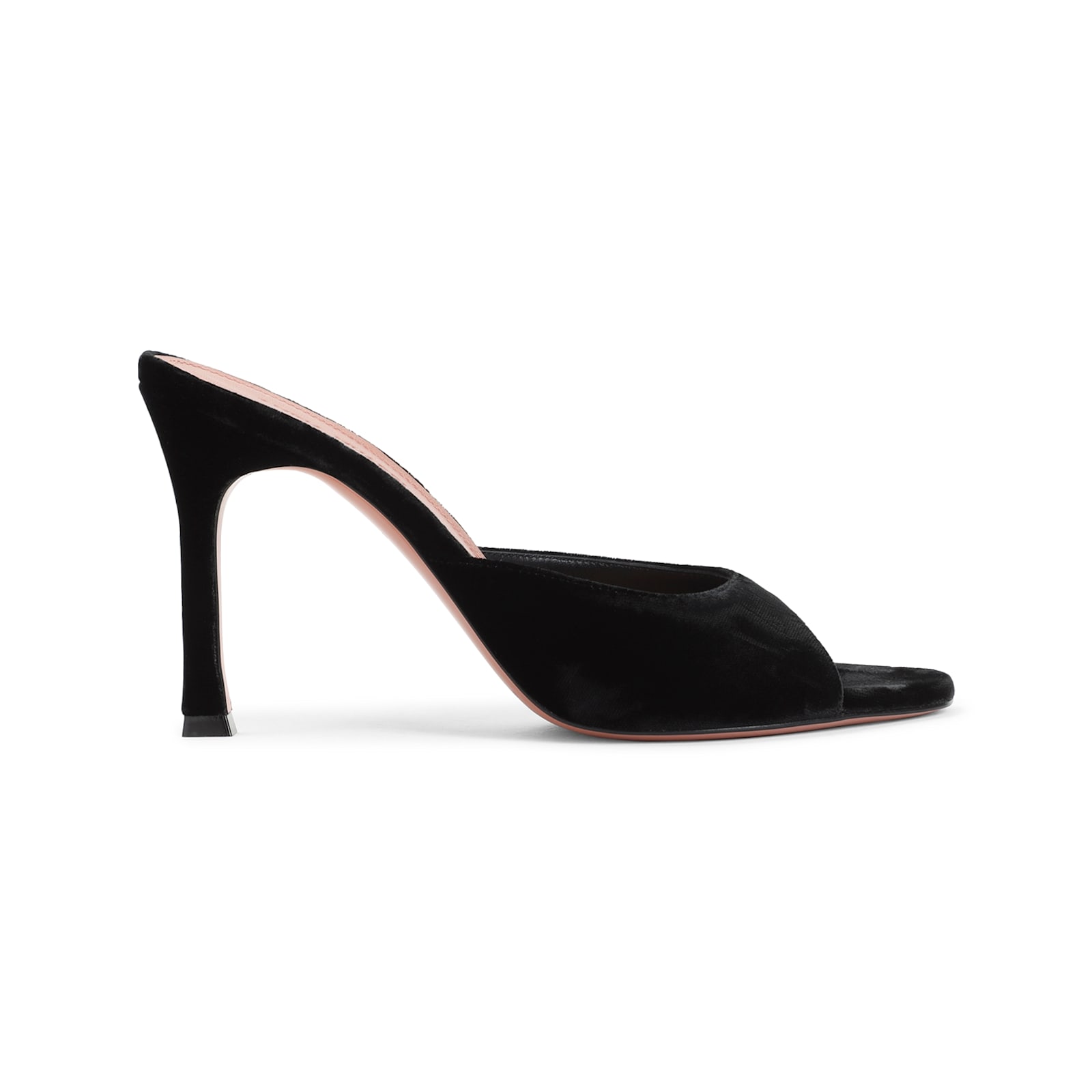 Amina Muaddi Alexa Slipper 95 In Black