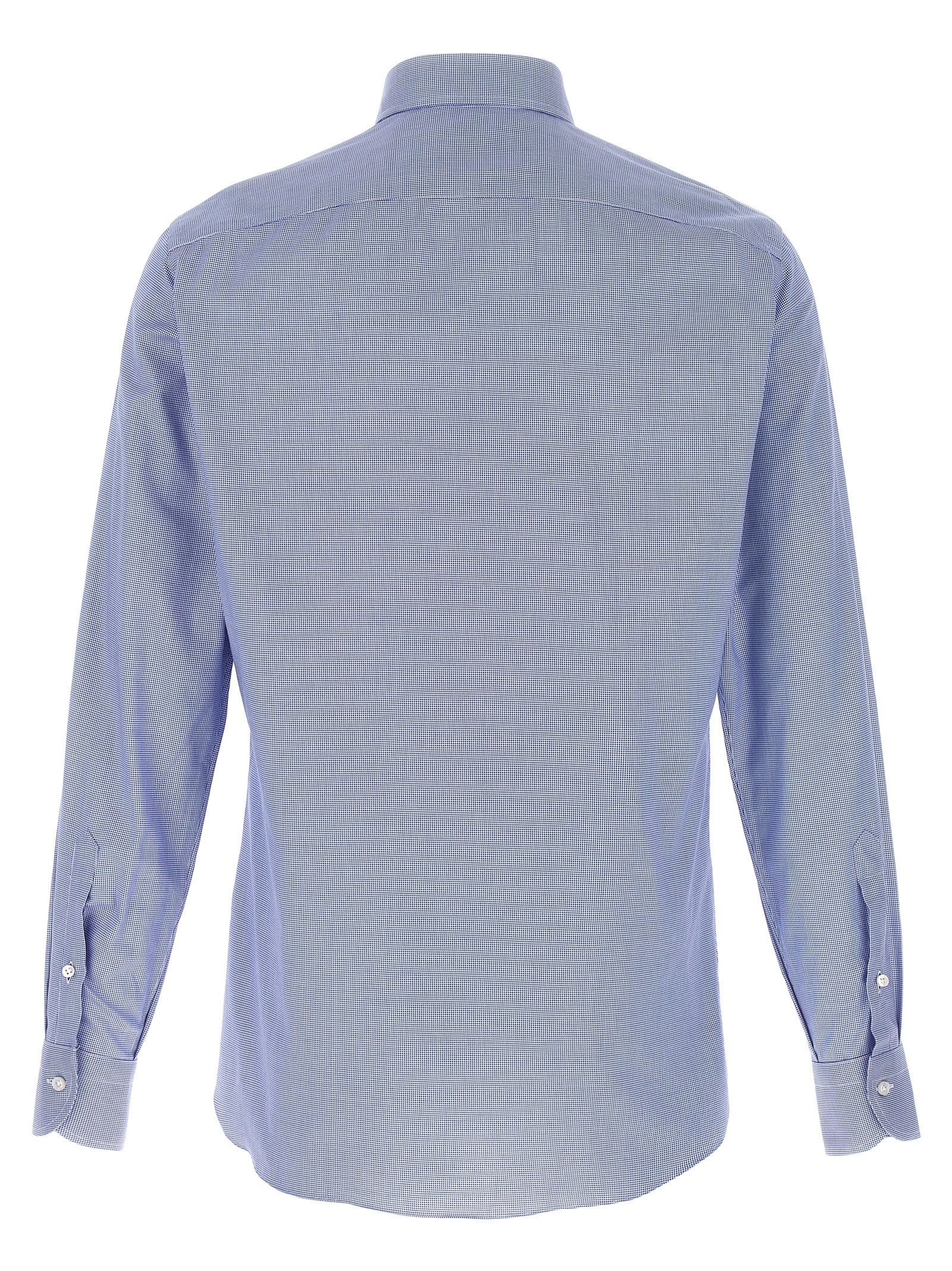 Shop Borriello Napoli Marechiaro Shirt In Light Blue