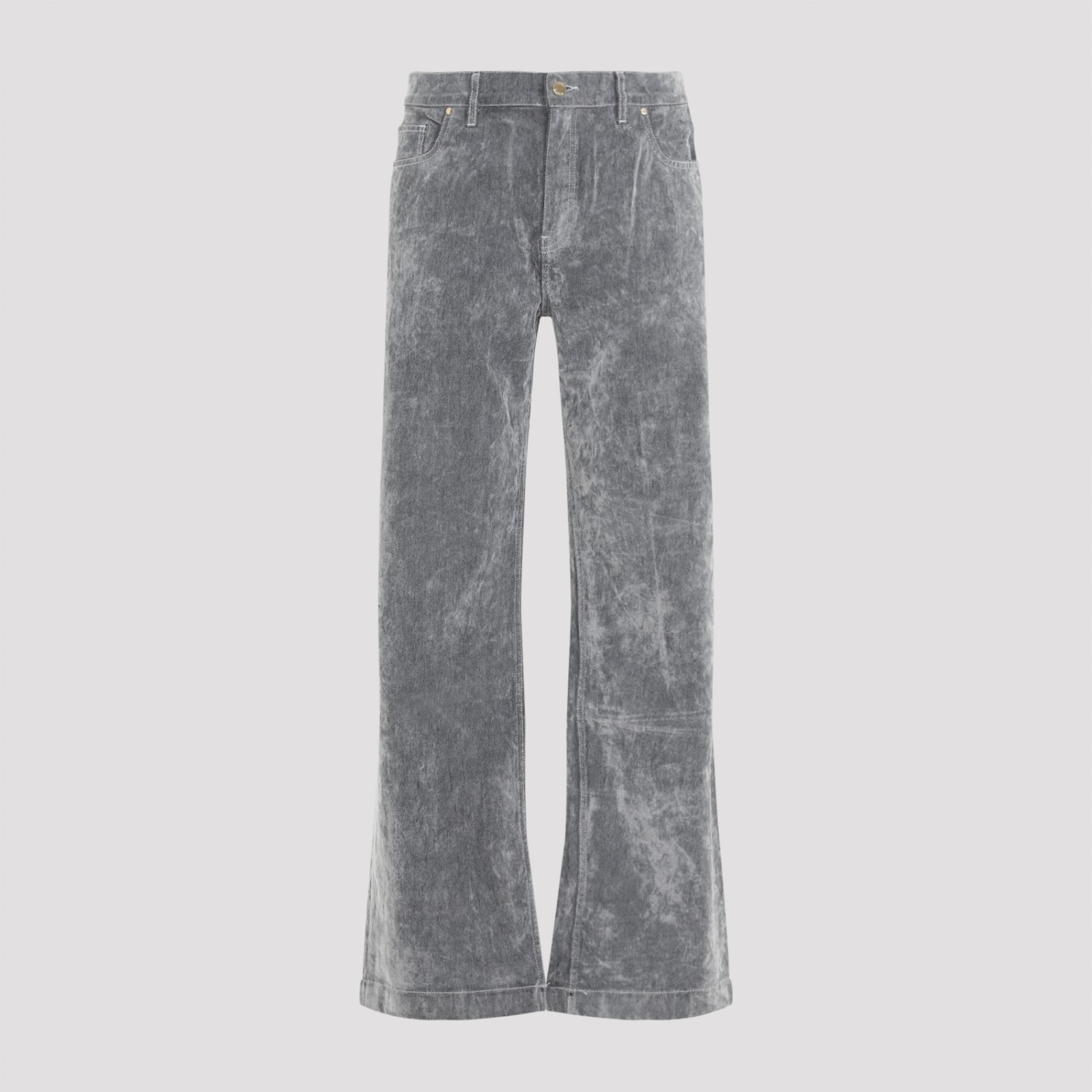 Faded Effect Denim Jeans