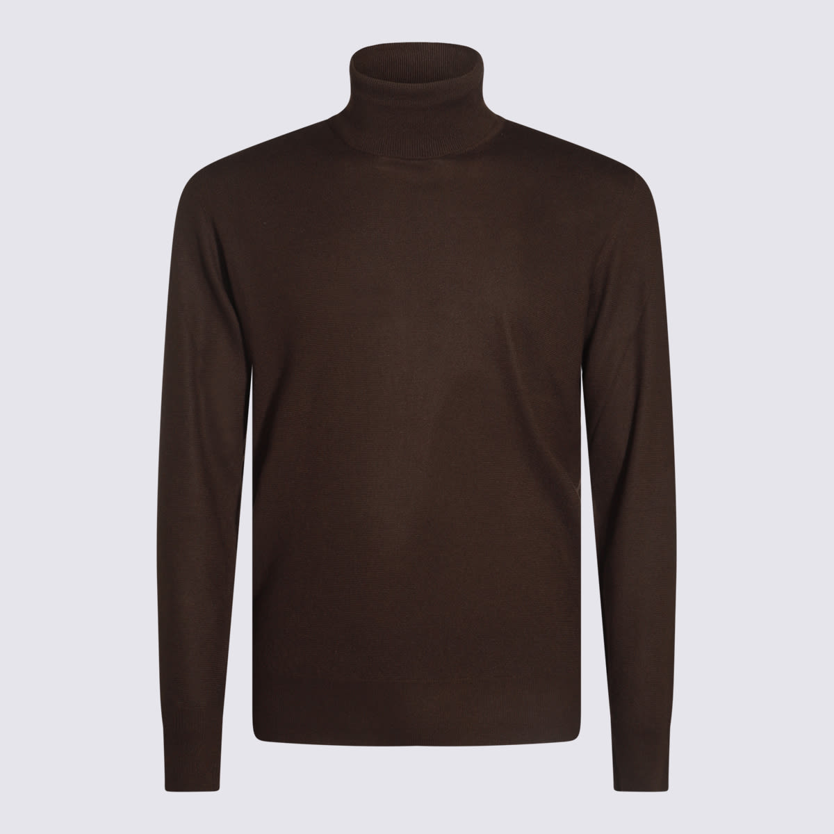 Brown Wool Knitwear