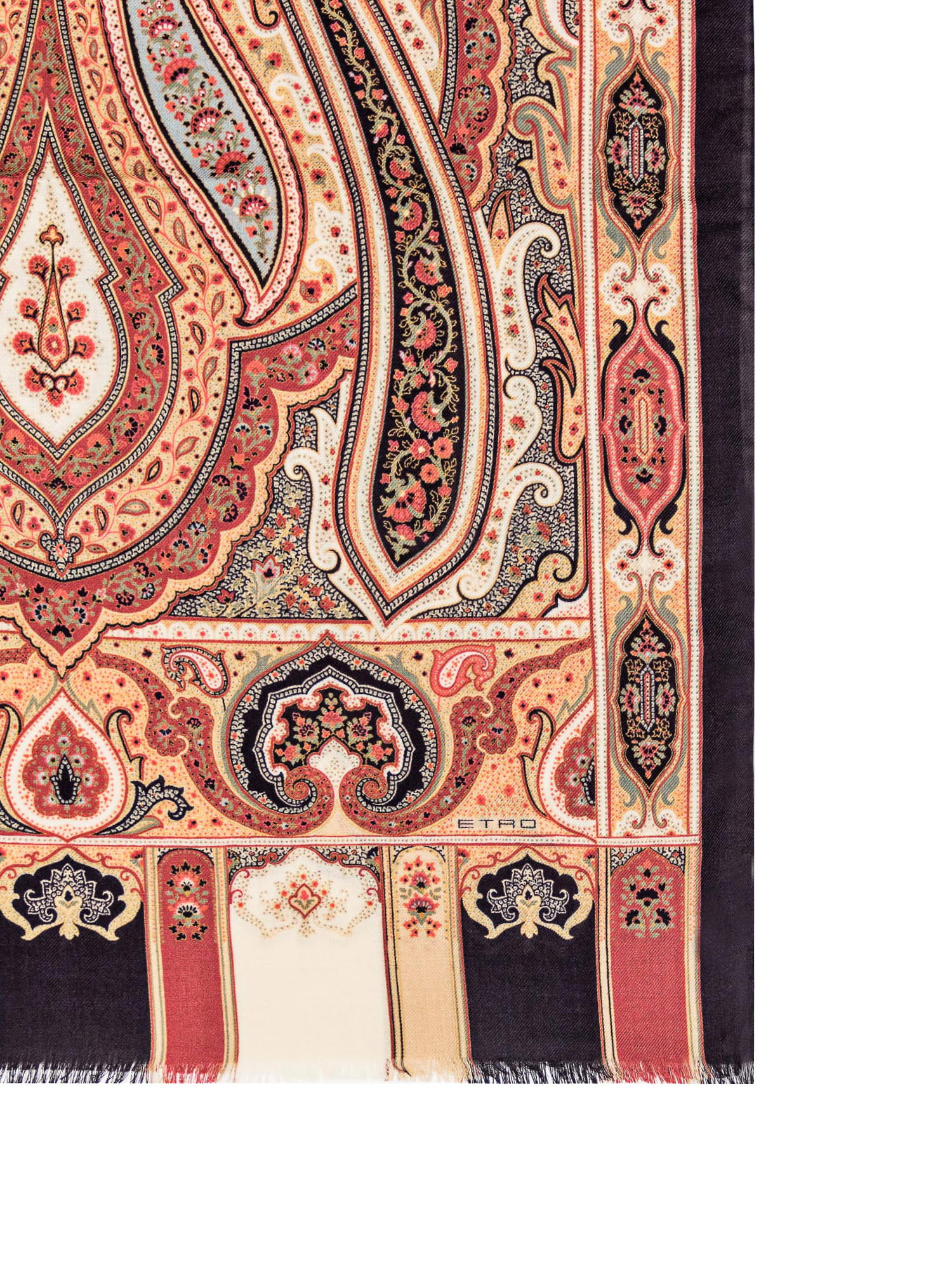 Shop Etro Paisley Scarf In Variante Abbinata