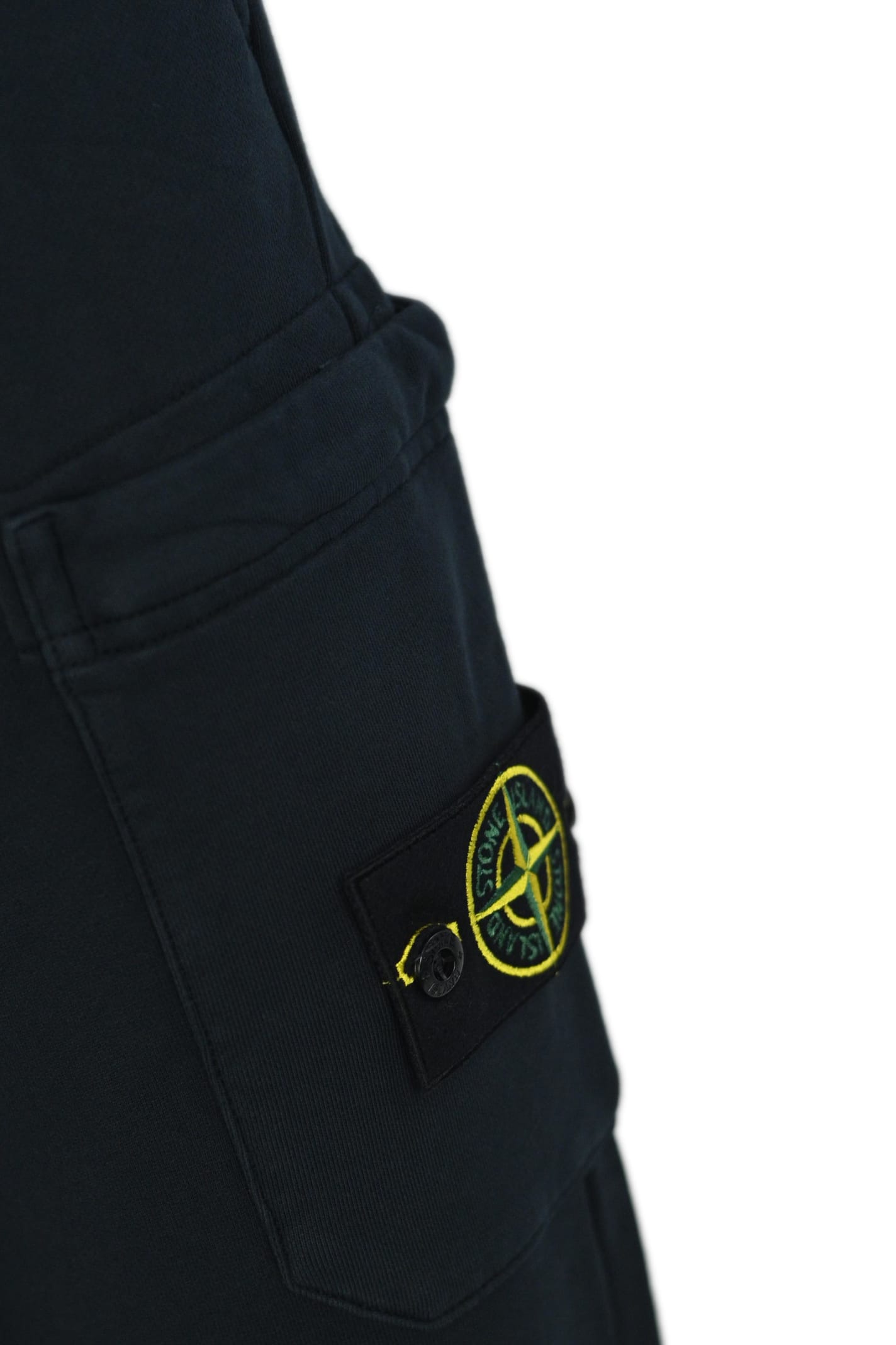 Shop Stone Island Sports Trousers 64551 In Navy Blue
