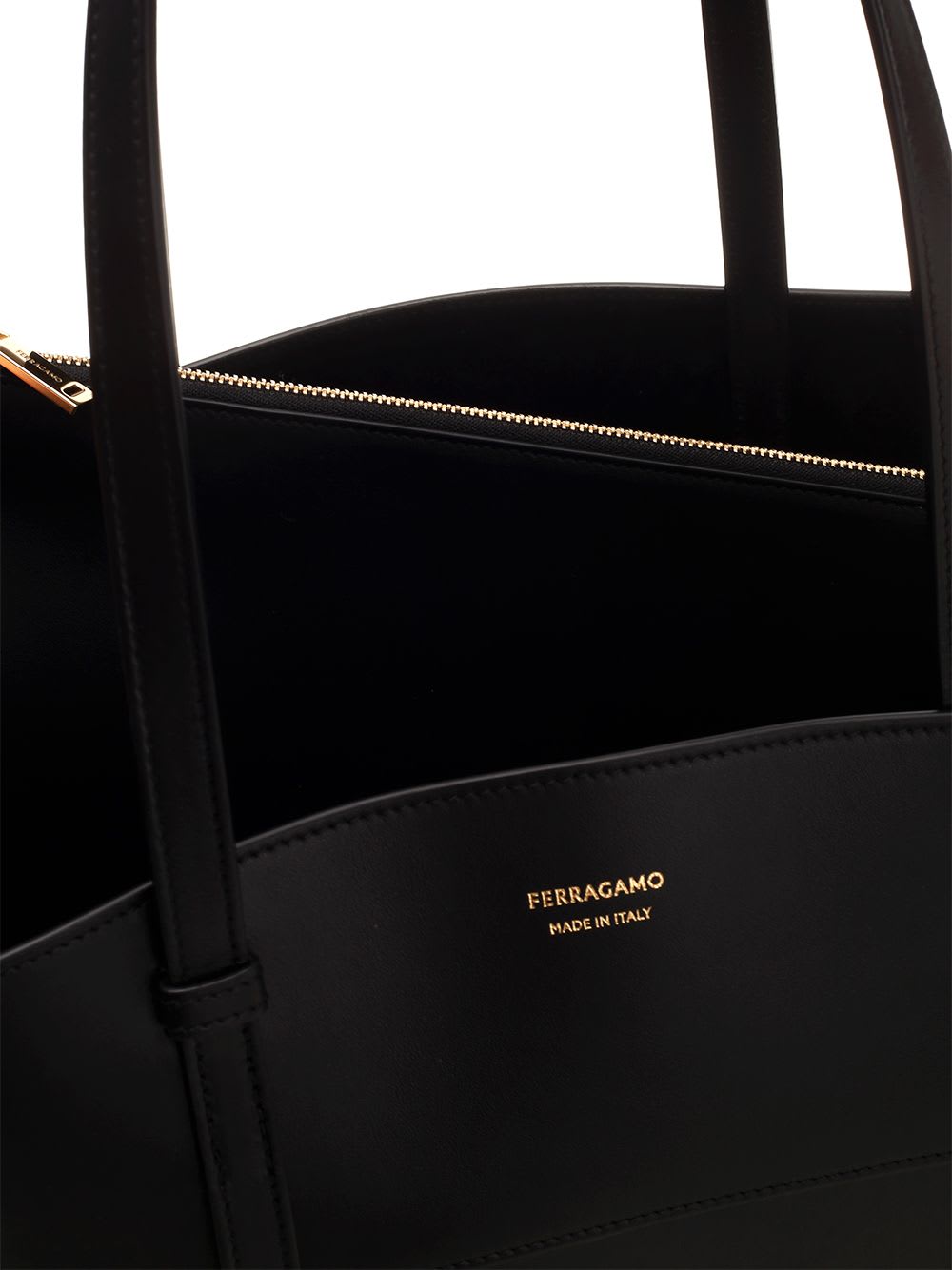 Shop Ferragamo Charming Medium Tote Bag In Black