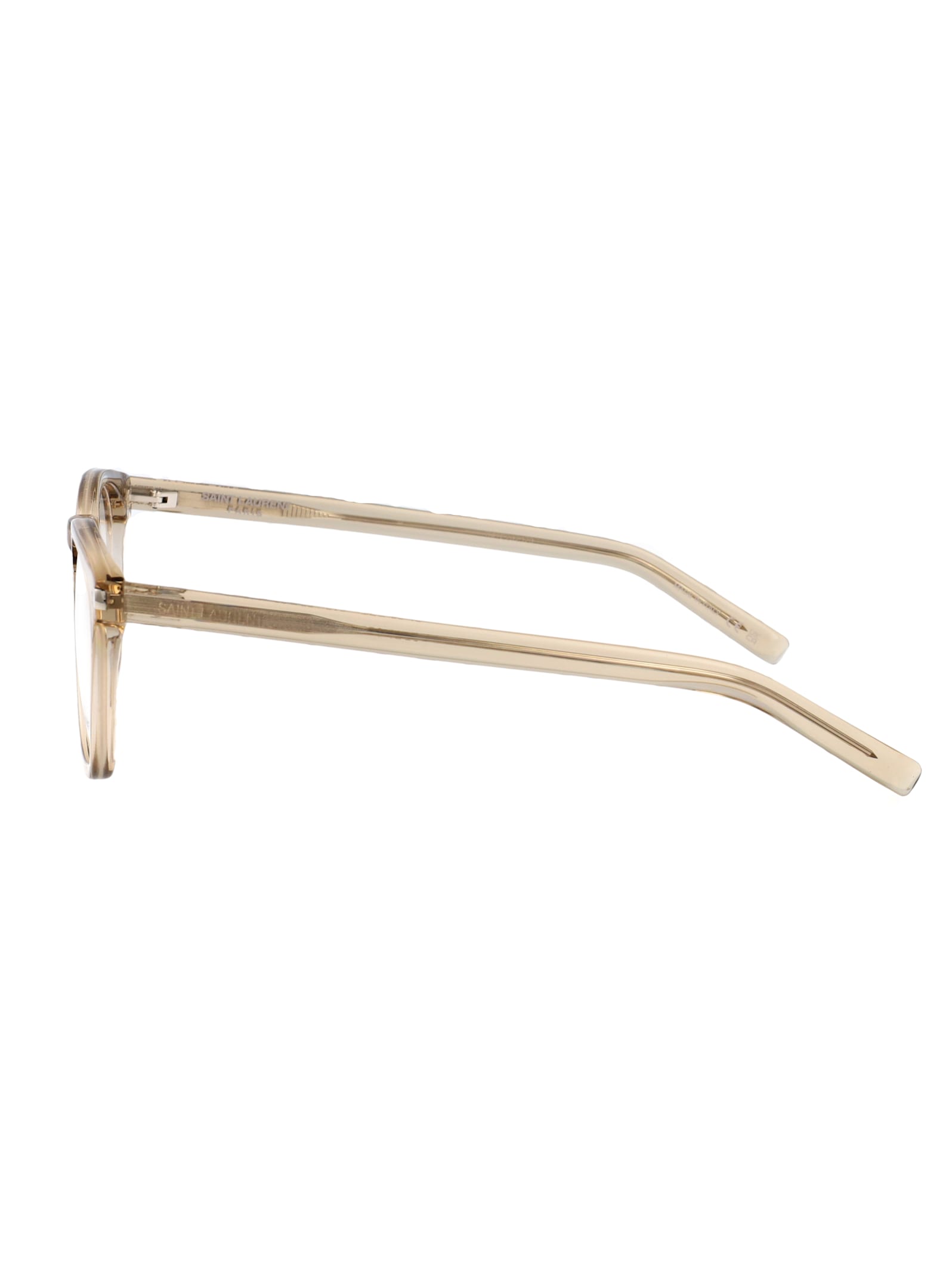 Saint Laurent Yellow-yellow-transparent Recycled Acetate Glasses