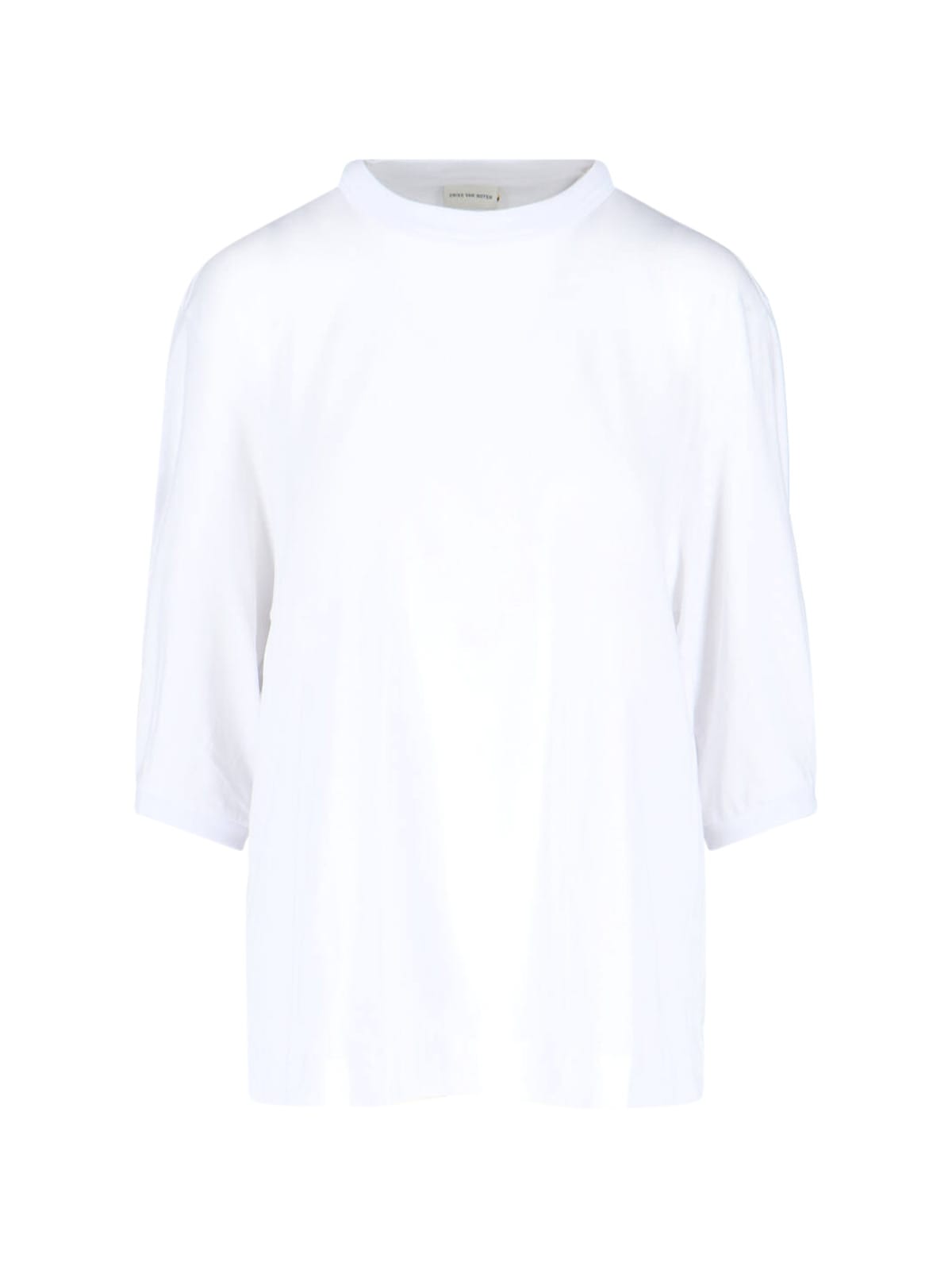 Shop Dries Van Noten Classic T-shirt In White