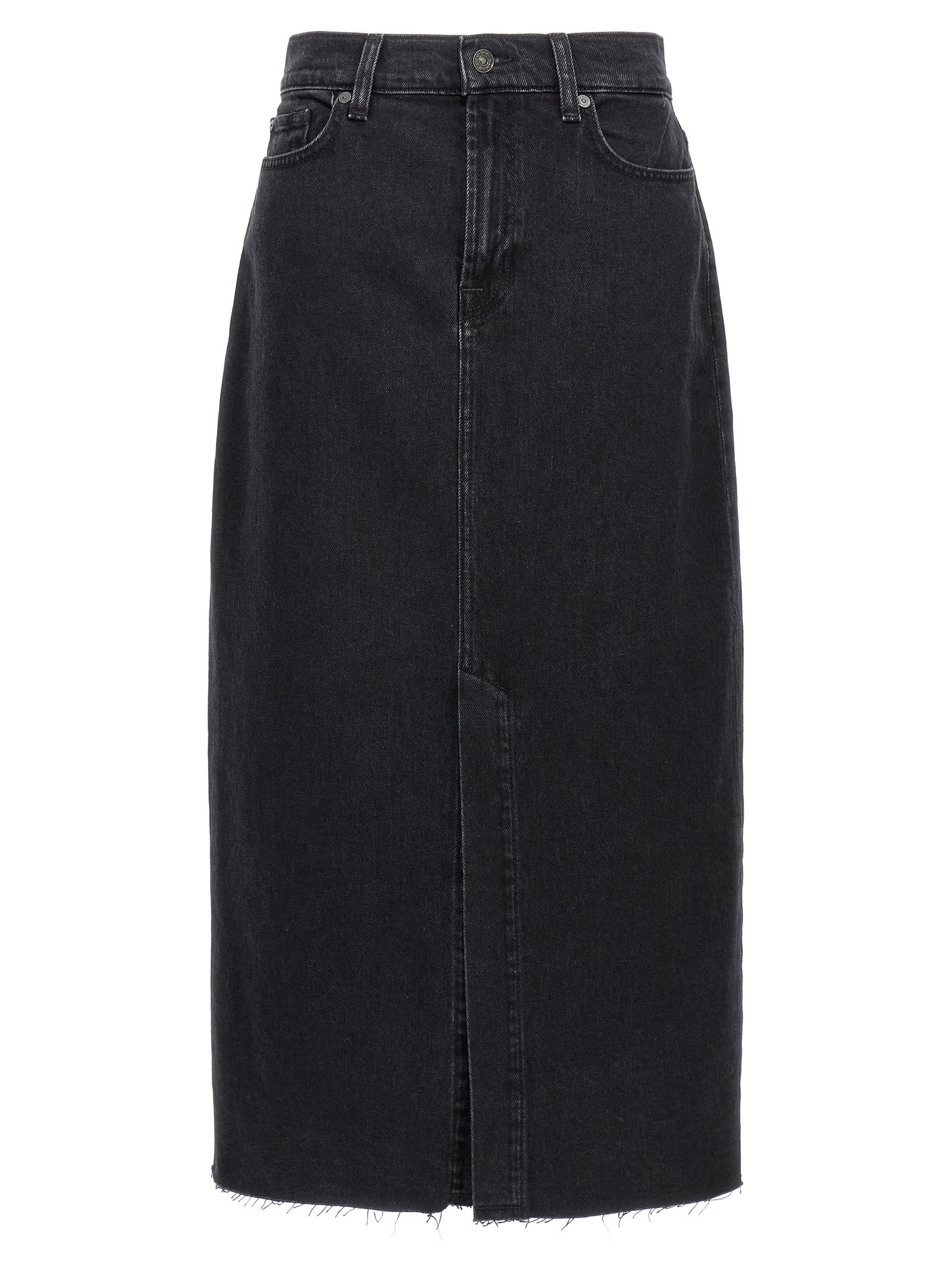 Shop 7 For All Mankind Kellie Skirt In Black