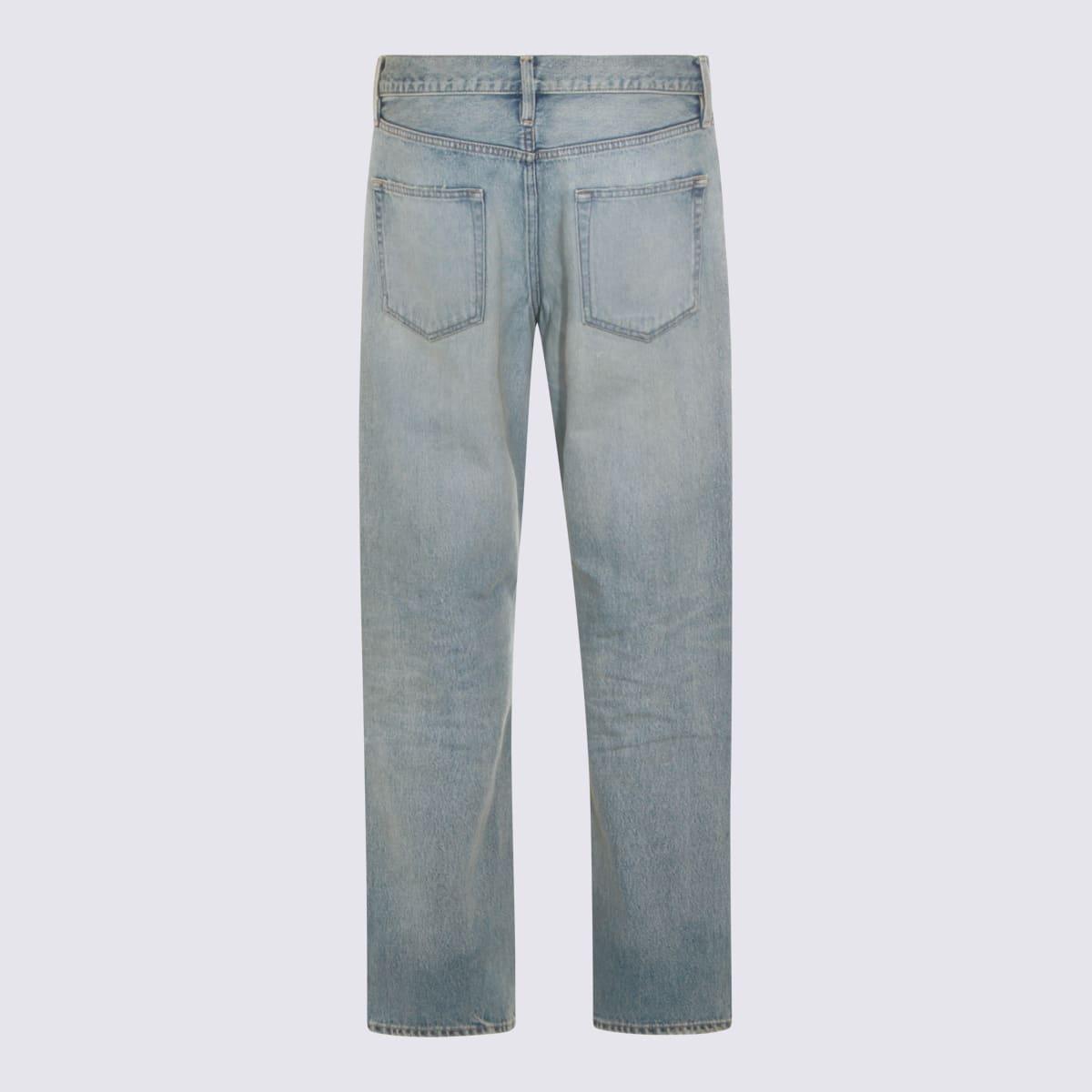 Fear Of God Light Blue Cotton Jeans In Purple