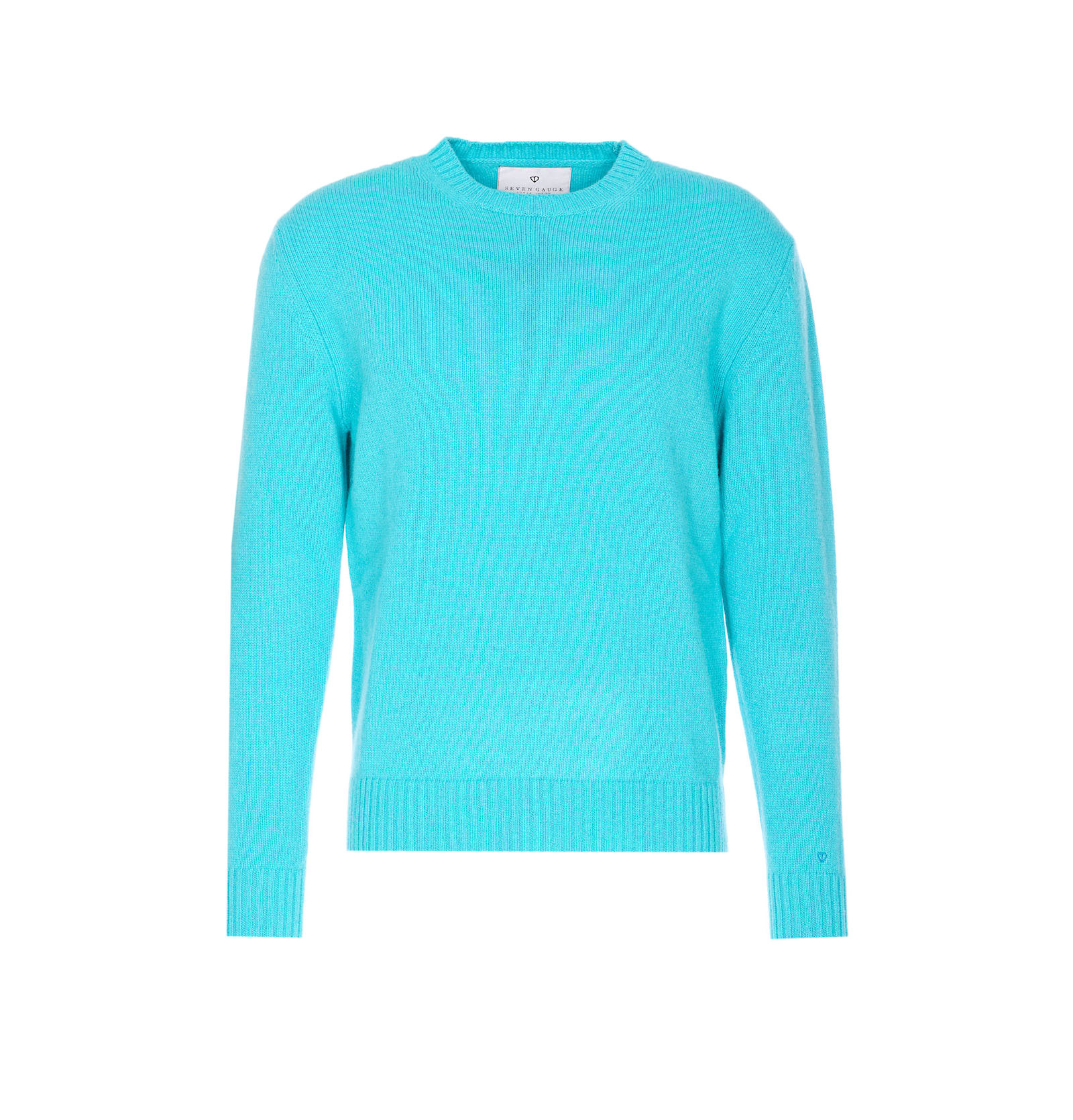 Seven Gauge Crew-neck Long-sleeves Sweater In Multi