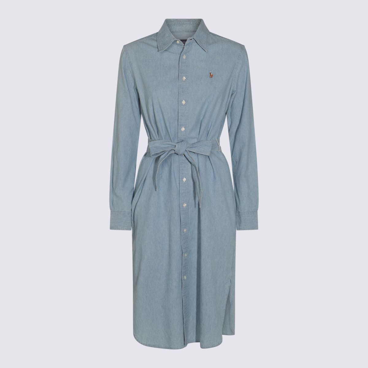 Ralph Lauren Light Blue Cotton Dress