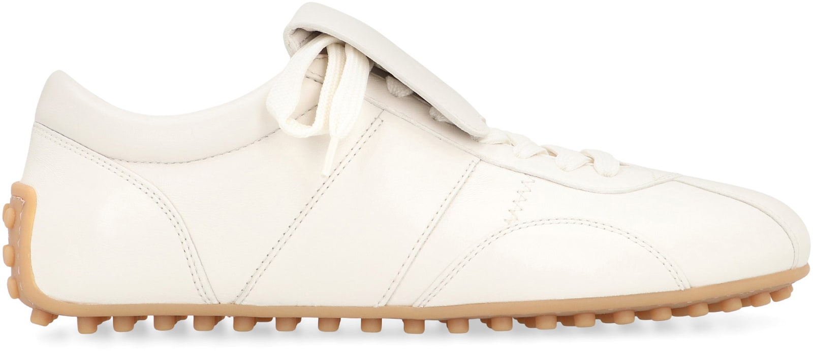 Tod's Tods T-marathon Leather Sneakers In White