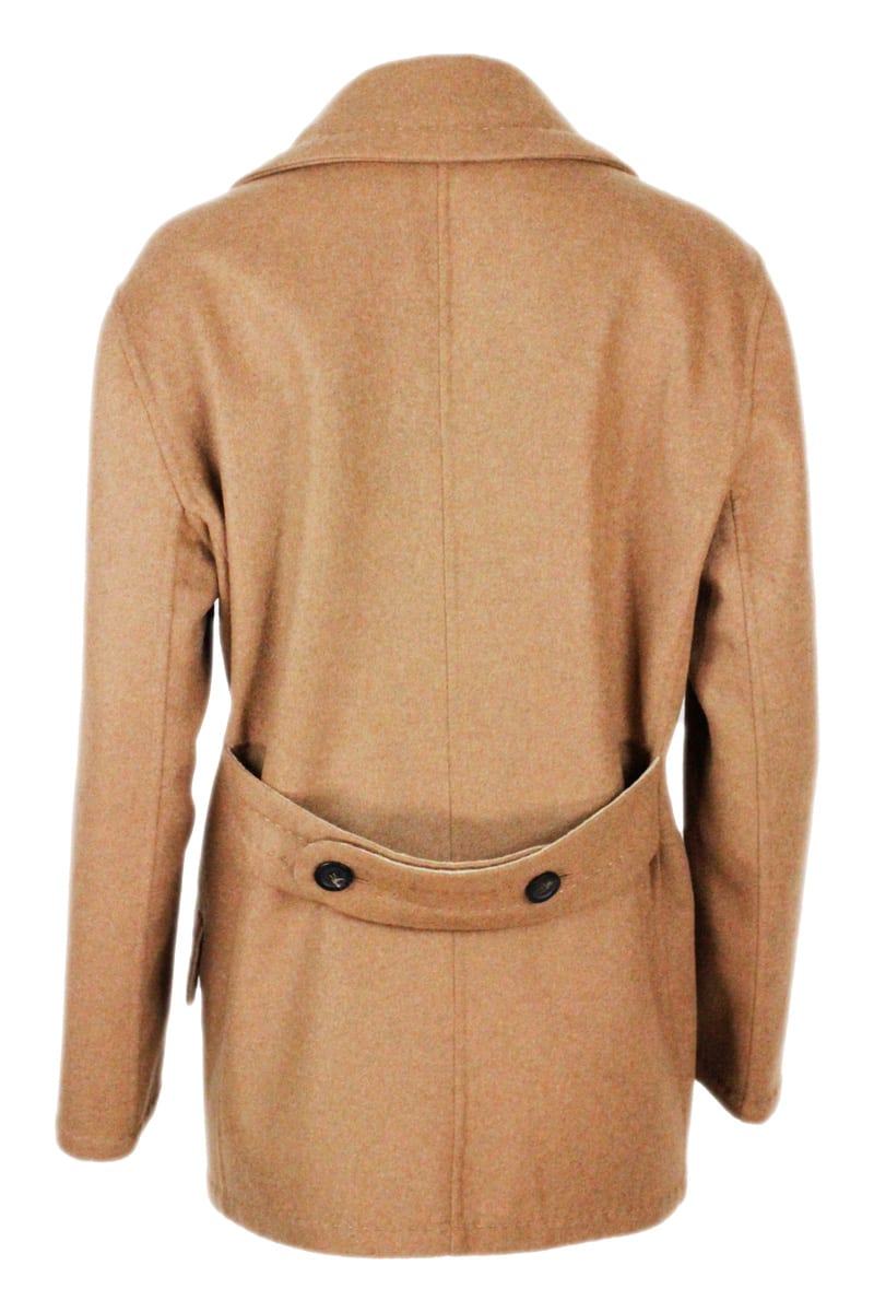 Shop Malo Coat In Brown