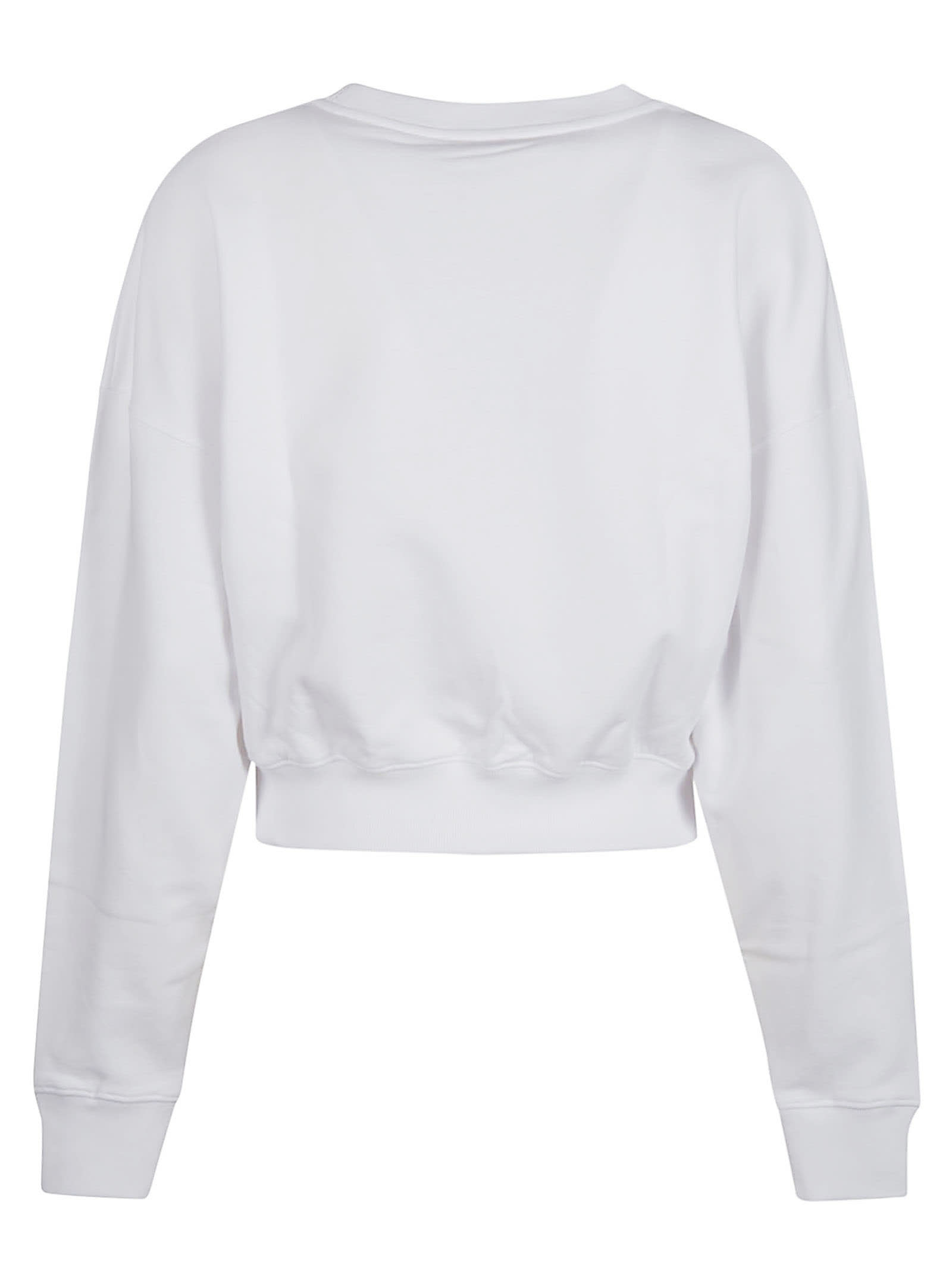 Shop Kenzo Boke 2.0 Cropped Sweatshirt In Blanc