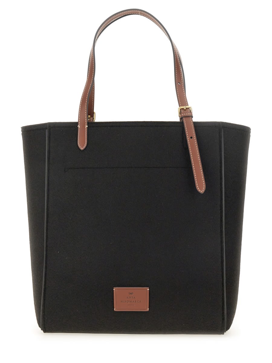 Shop Anya Hindmarch Eyes Bag Small In Black