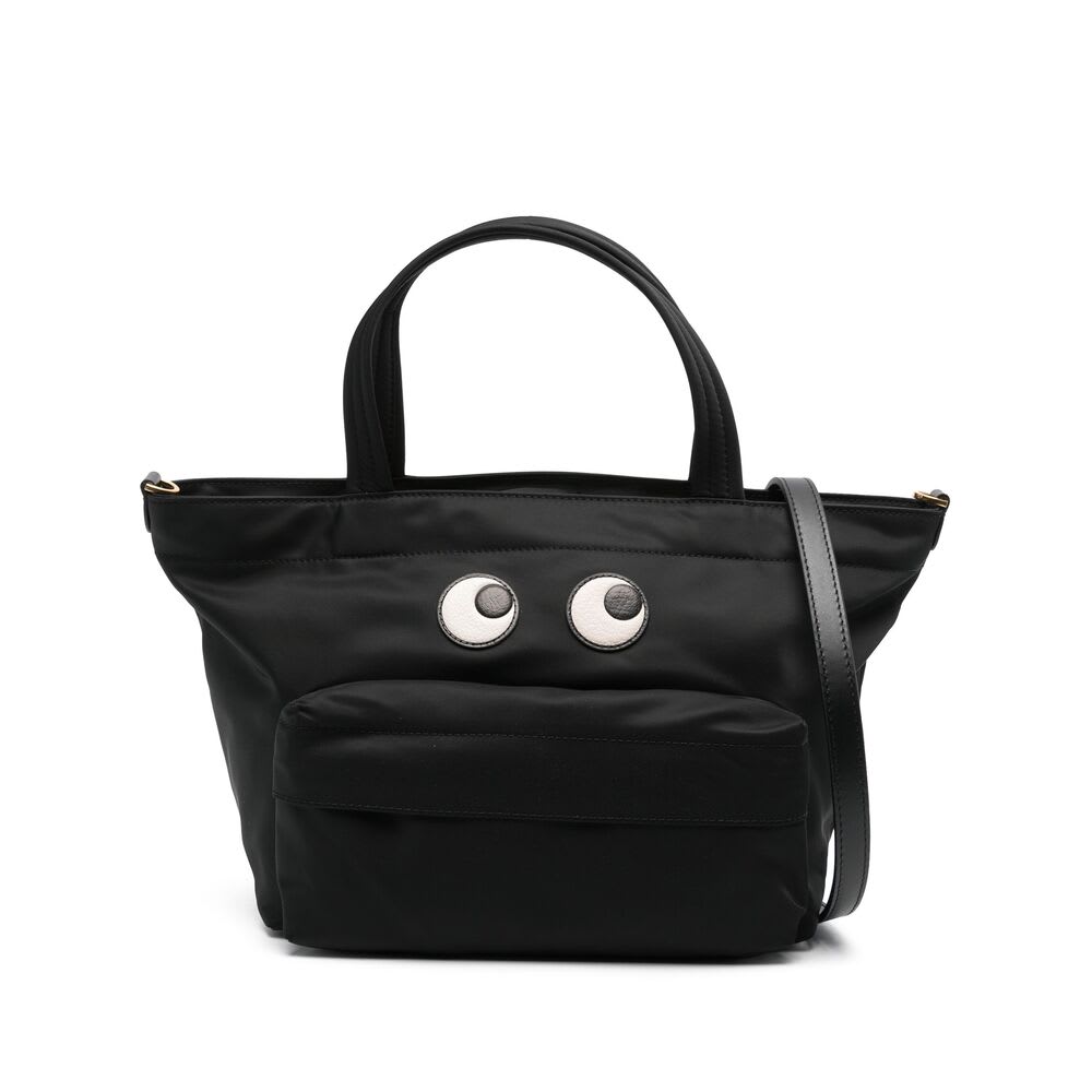 Anya Hindmarch Black Tote Bags Women In Black