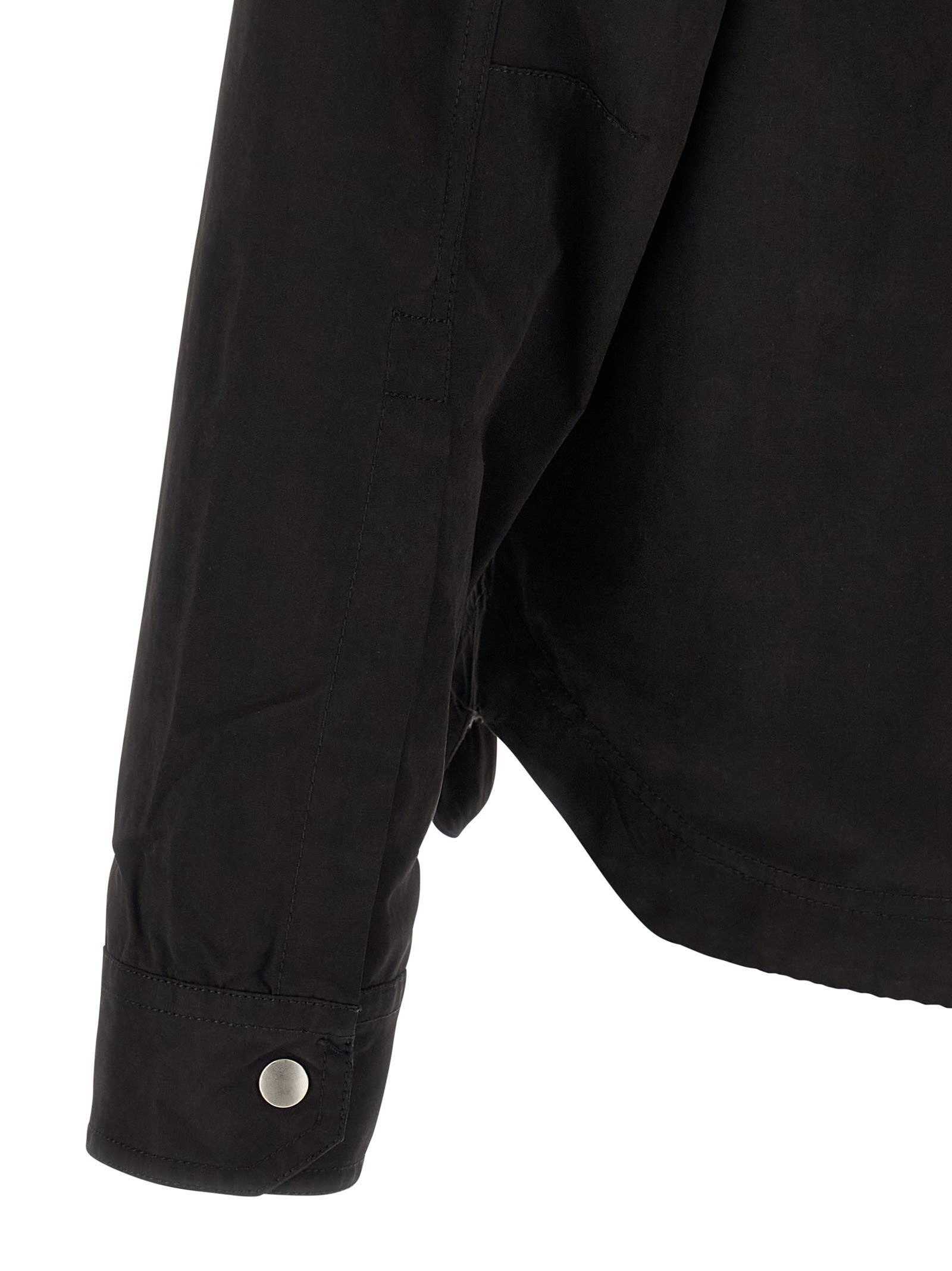 Thom Krom Snap-button Pocket Shirt In Blue