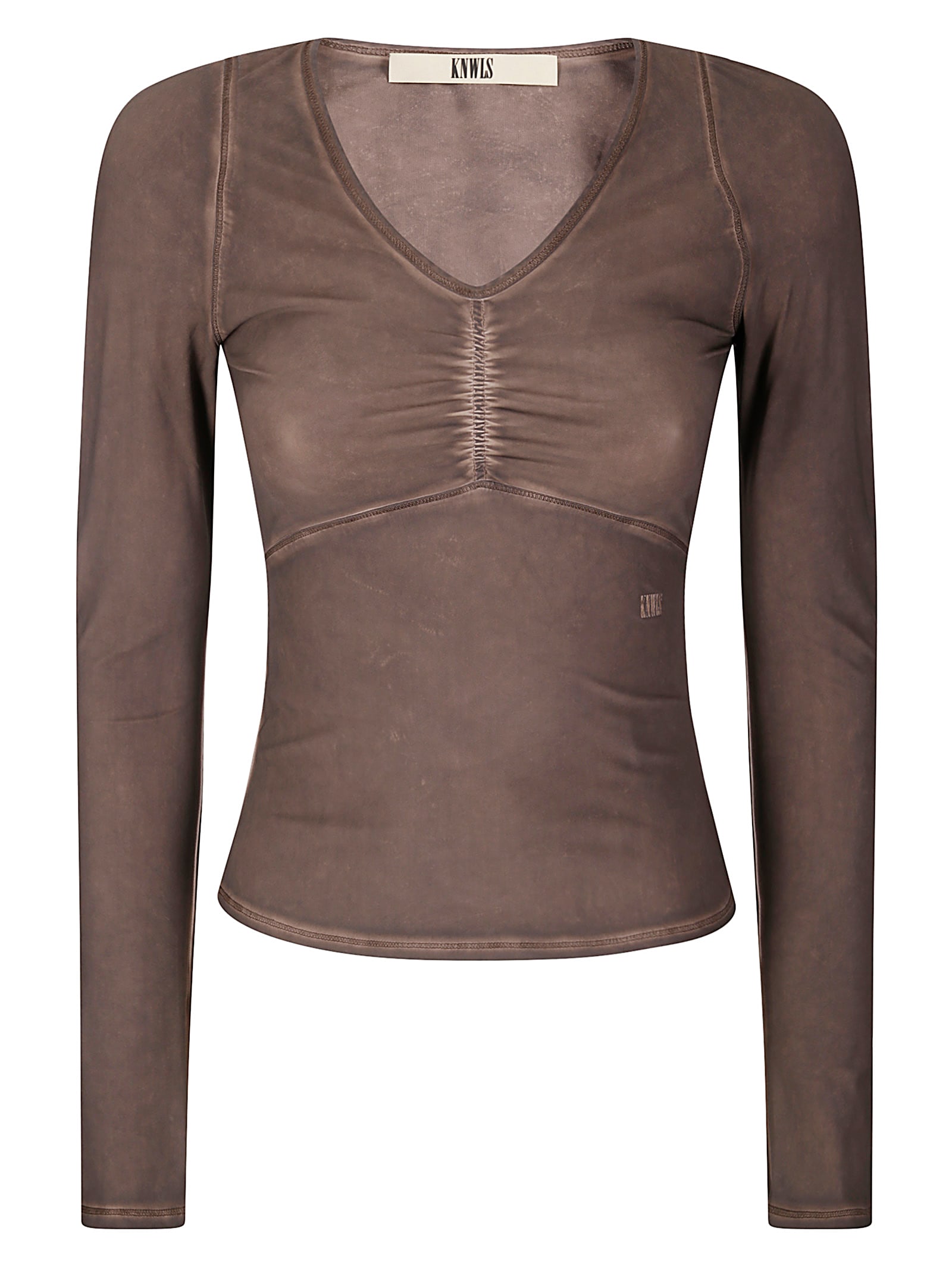 Stretch Over Dyed Jersey Top.