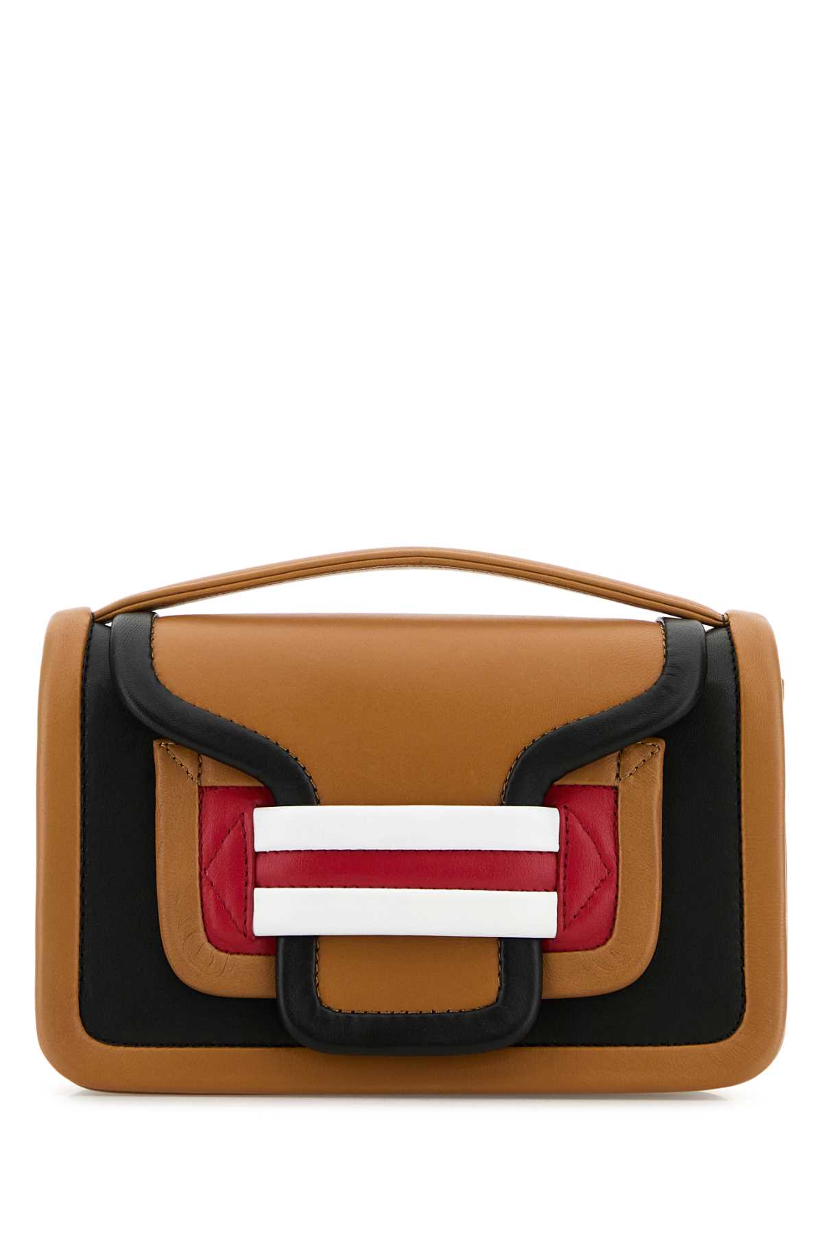 Multicolor Leather Alpha Handbag