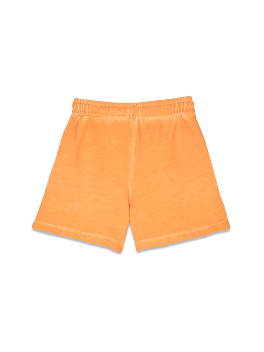 Marcelo Burlon County Of Milan Sweatshorts In Orange