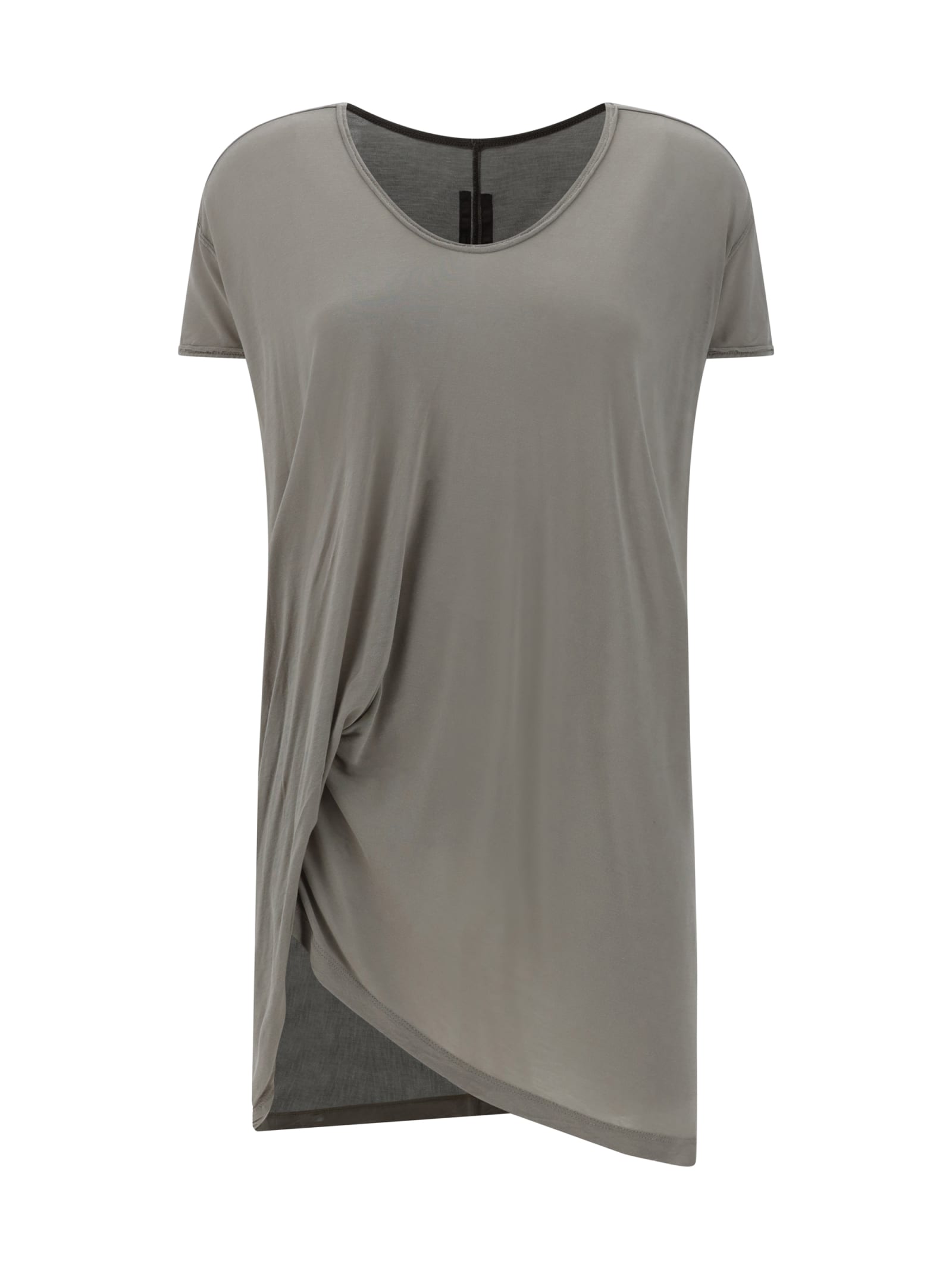 Shop Rick Owens Hiked T-shirt In Pearl