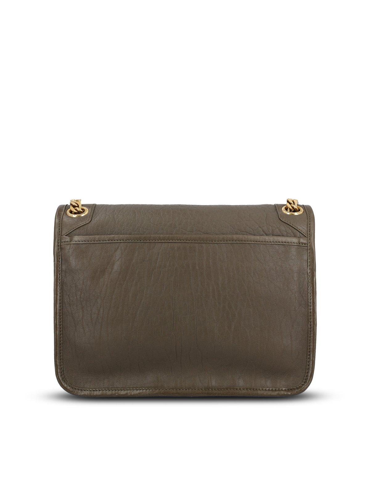 Saint Laurent Shoulder Bags In Light Musk