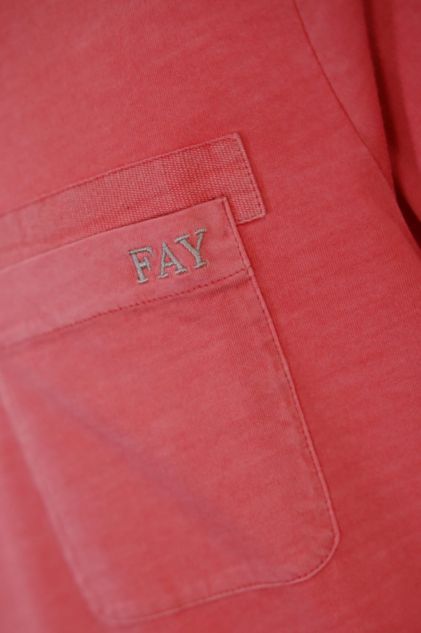 FAY T-SHIRT WITH POCKET 