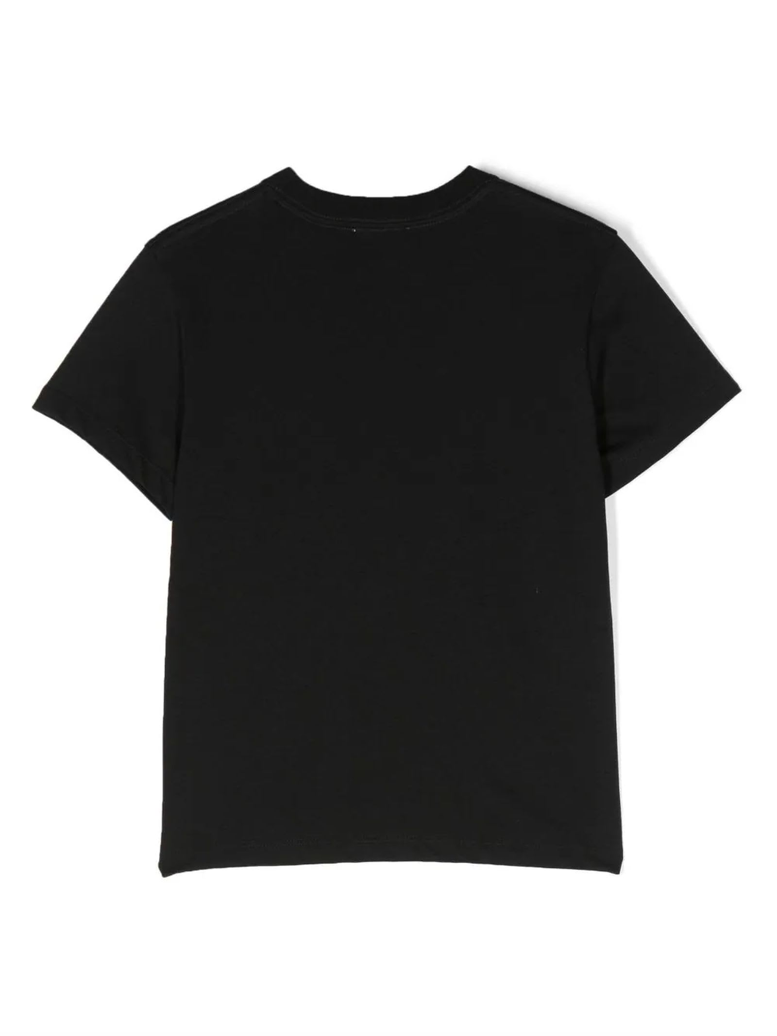 Shop Lanvin Black Cotton Hobo Cat Logo-print T-shirt In B Nero
