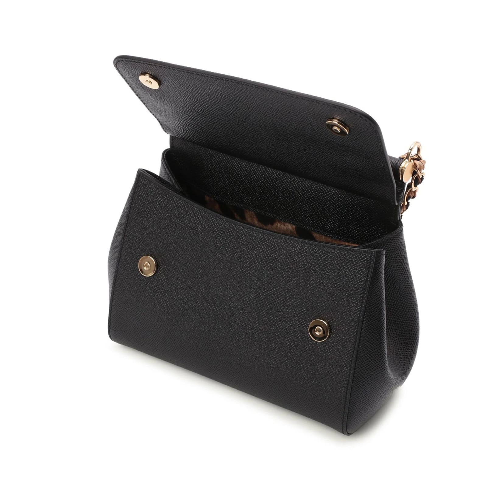 Shop Dolce & Gabbana Sicily Small Bag In Black