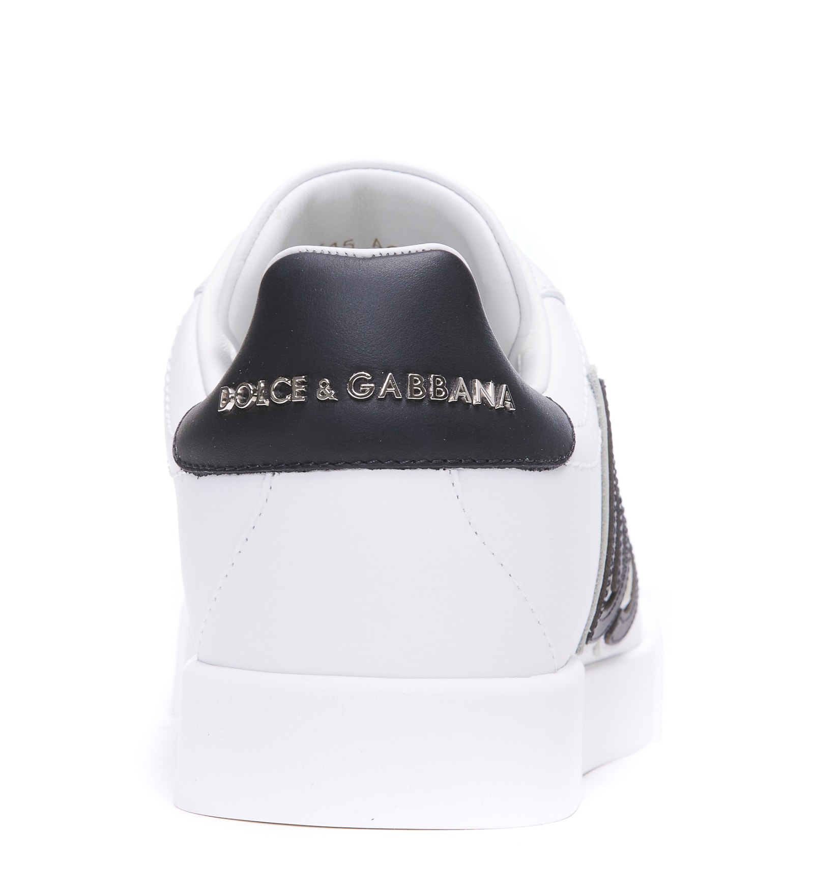 Shop Dolce & Gabbana Portofino Sneakers In White