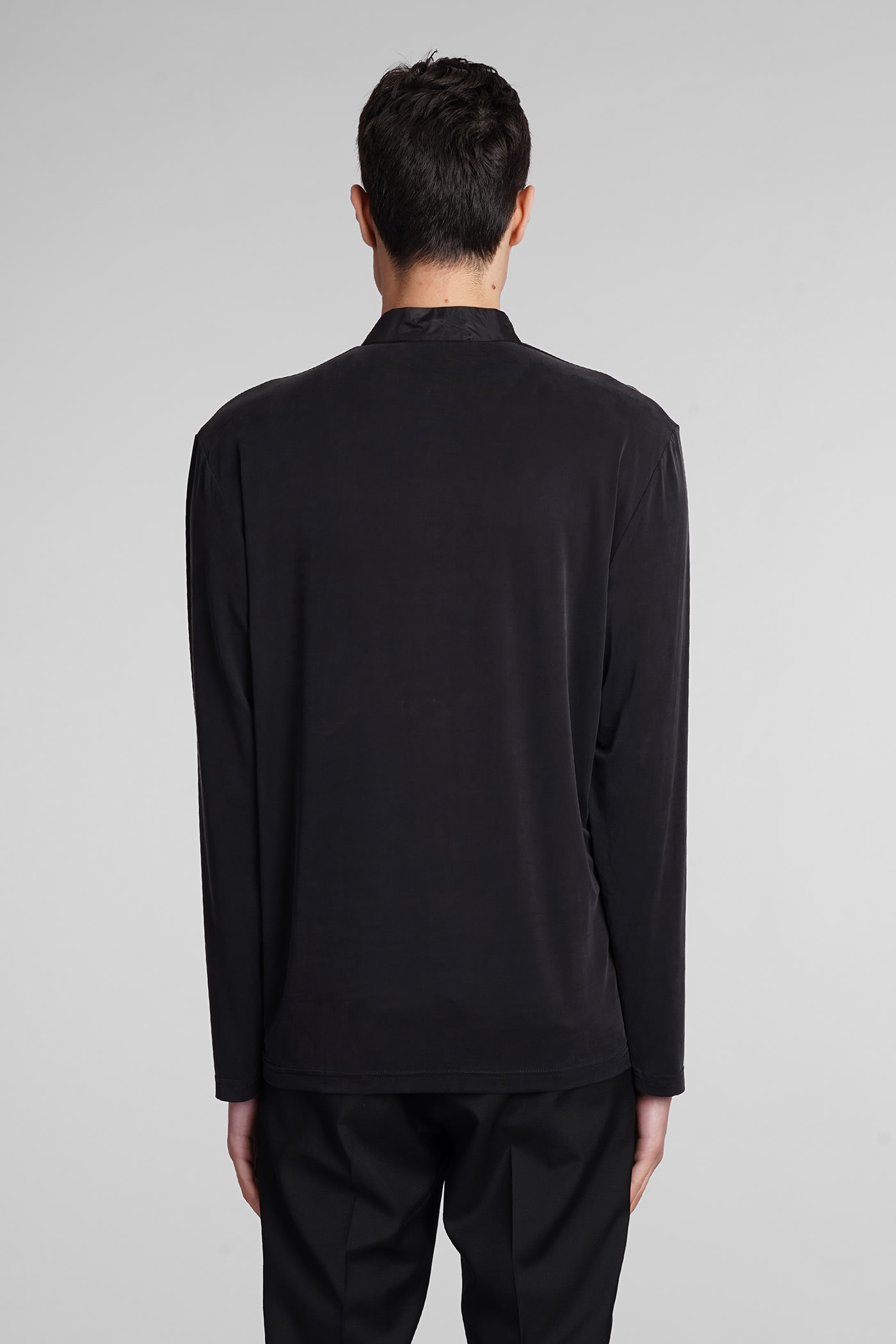 Shop Low Brand B225 T-shirt In Black Polyamide Polyester