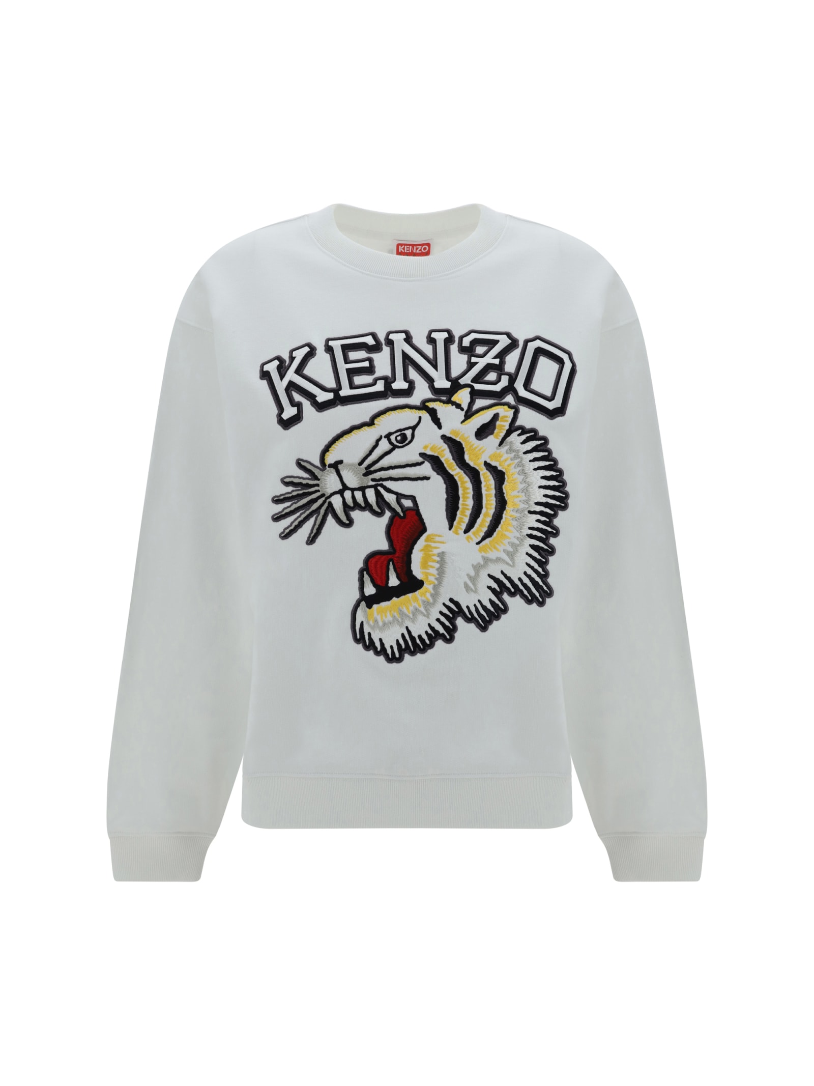 Shop Kenzo Sweatshirt In Bianco