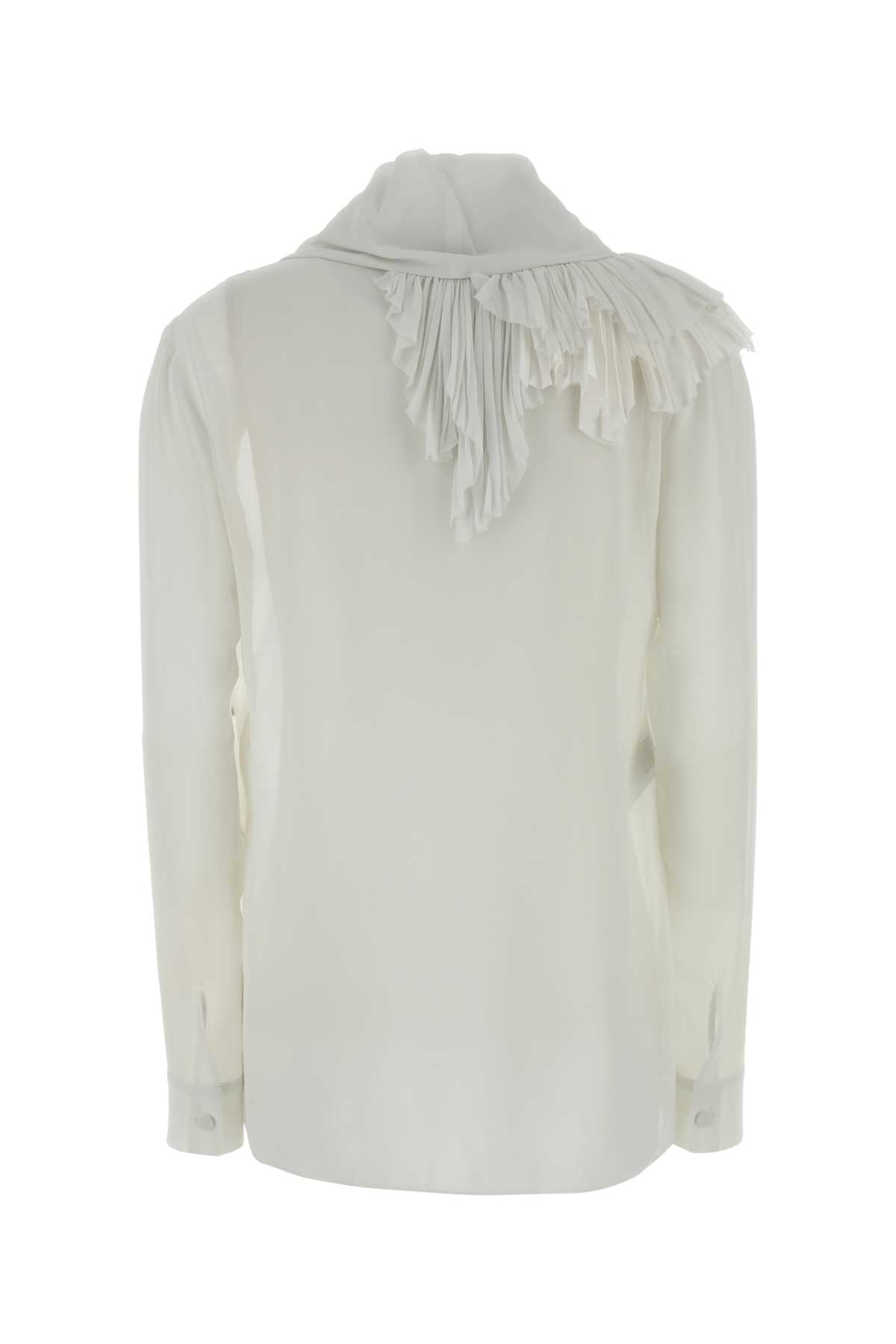 Alberta Ferretti Long Sleeve Shirt In Gray