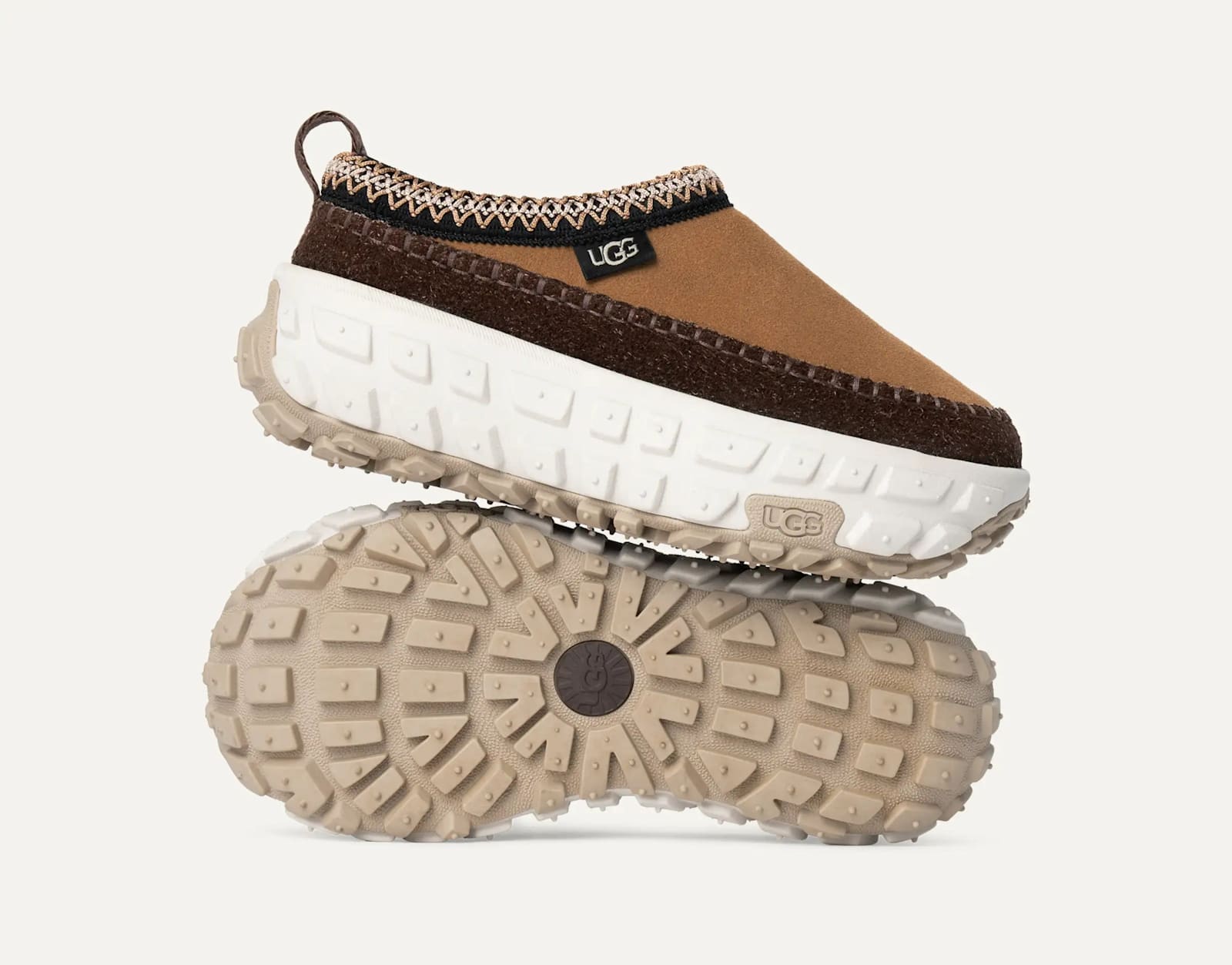 Ugg Platform Slippers Venture Daze In Brown