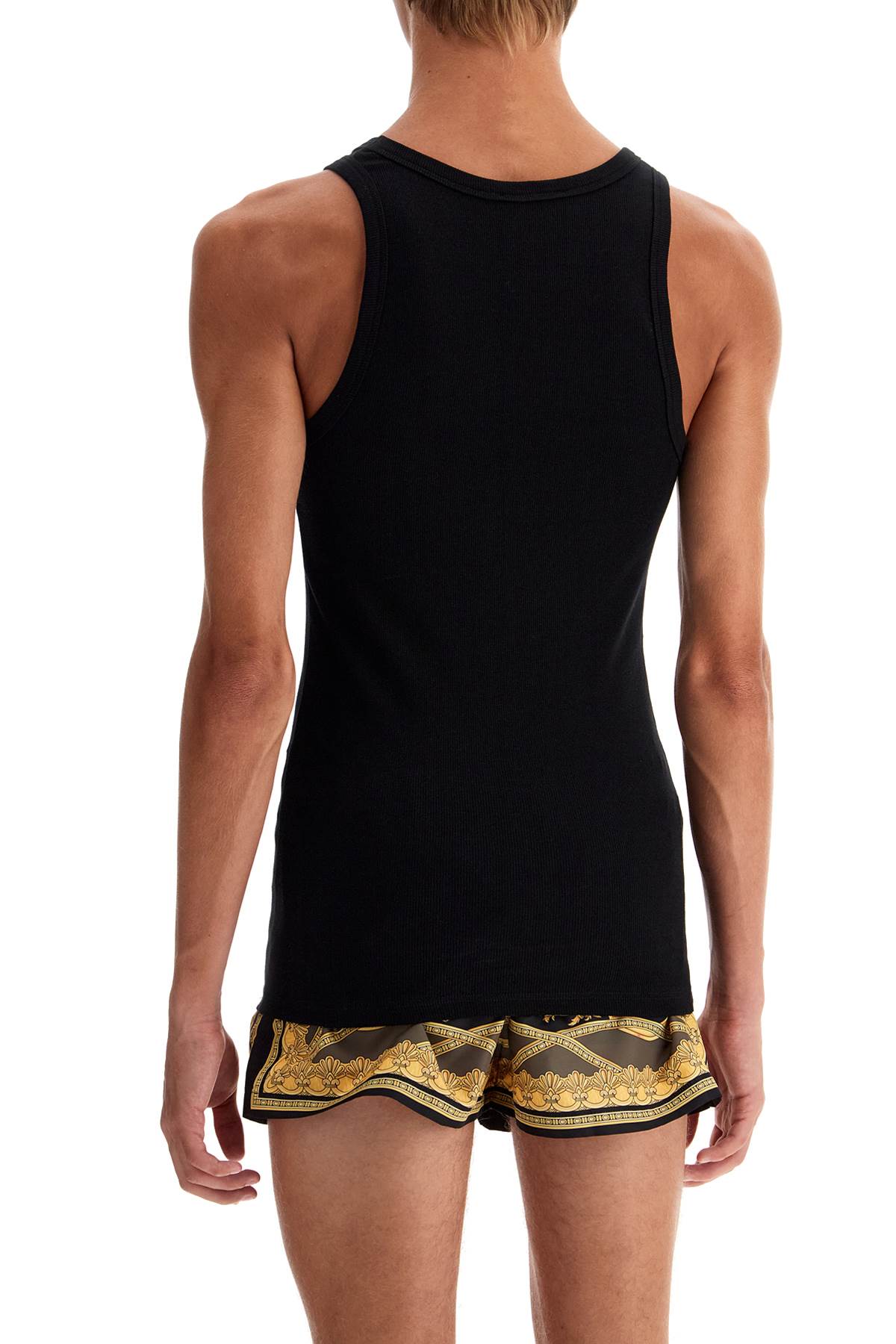 Versace Underwear Tank Top In Black