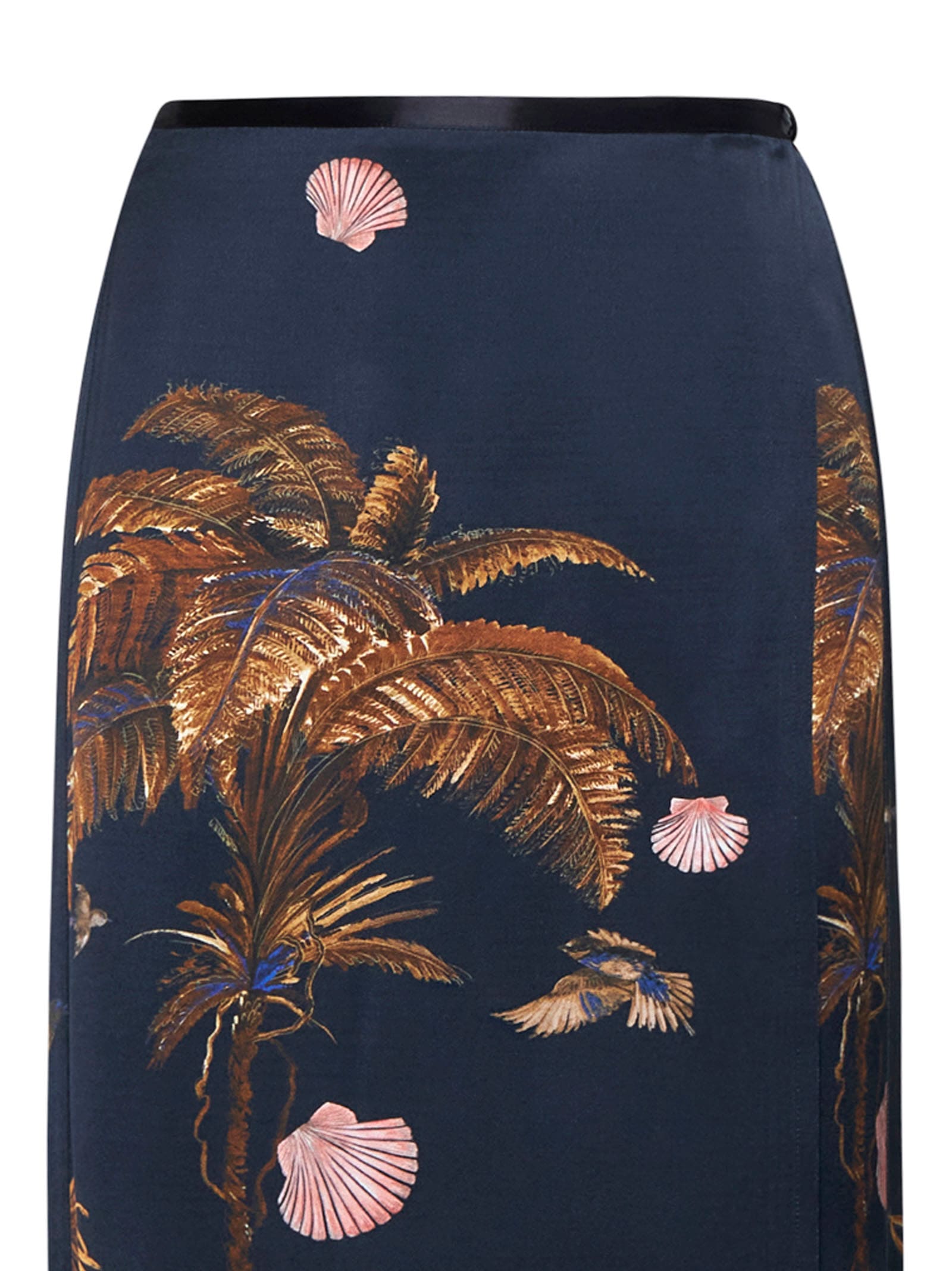 Shop Forte Forte Skirt In Blue