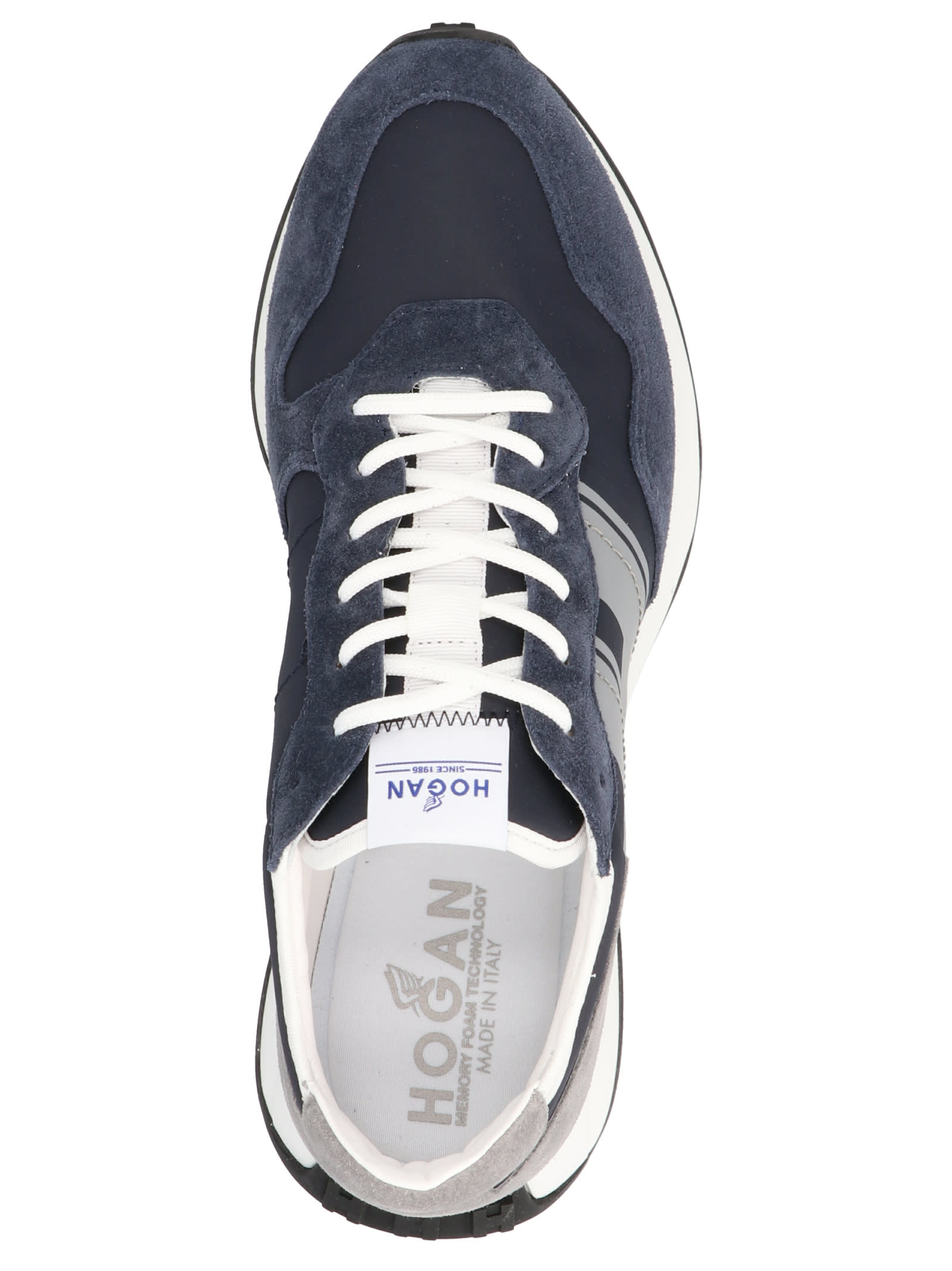 Shop Hogan H601 Sneakers In Blue