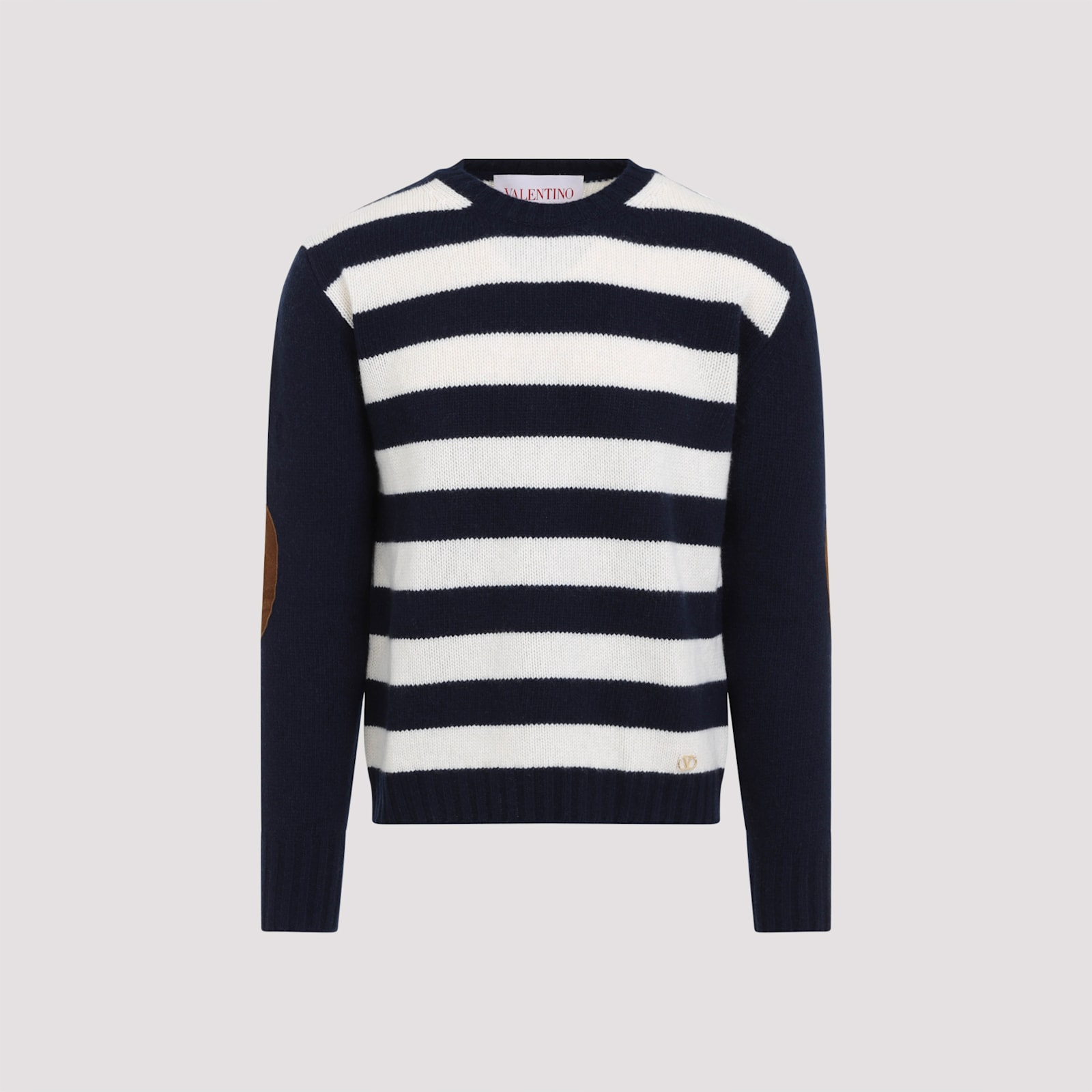 Shop Valentino Wool And Cashmere Pullover In Rgx Indaco Burro
