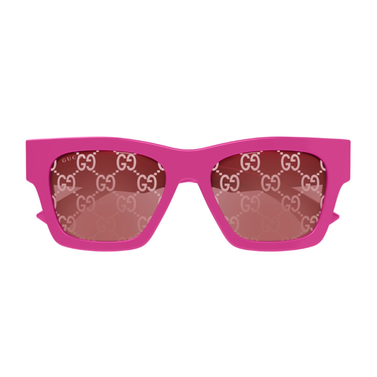 Gucci Gg1835s Linea Name Of Brand 004 Fuchsia Red Sunglasses In Pink